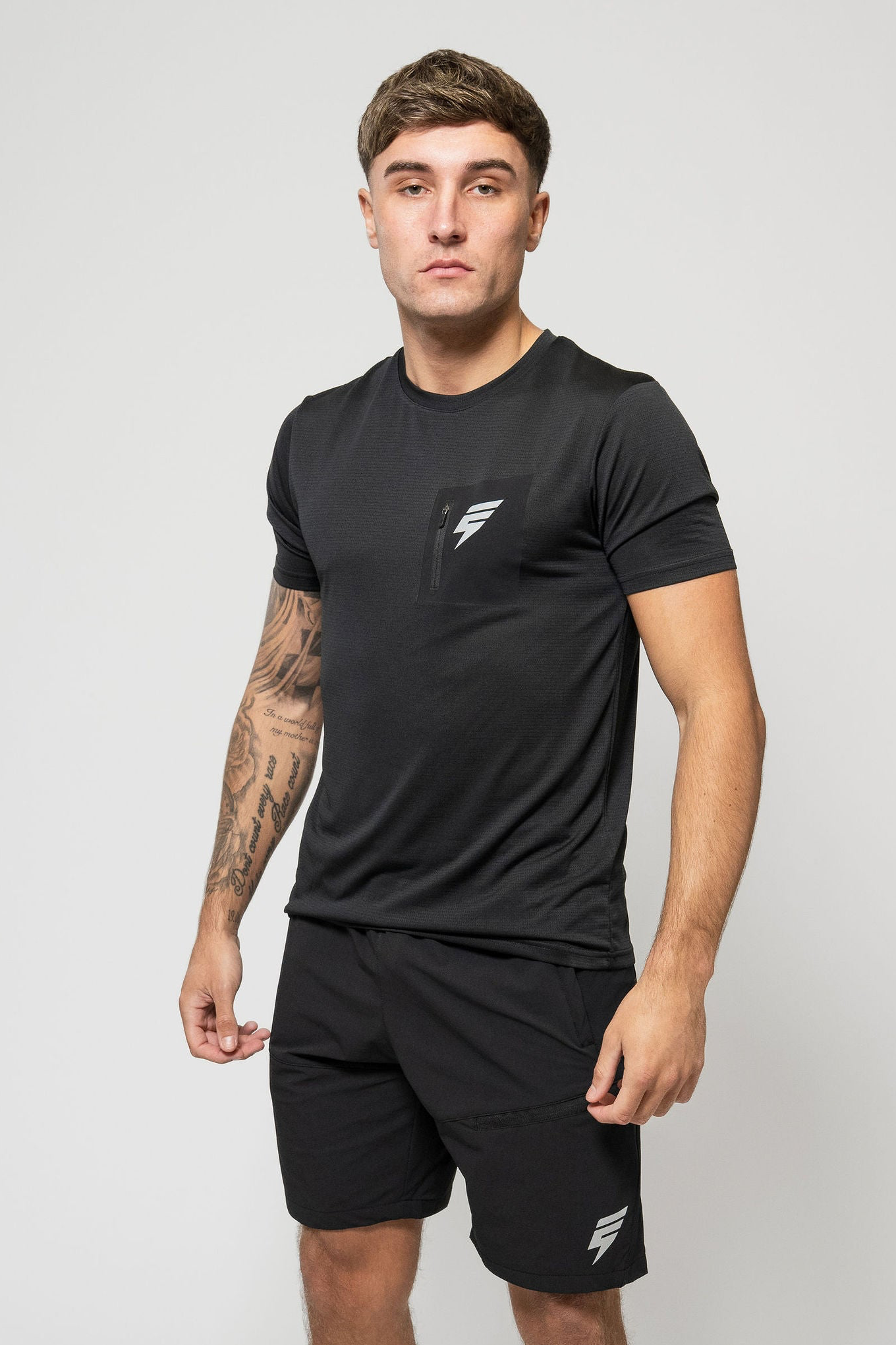 APEX SHORT SET - BLACK