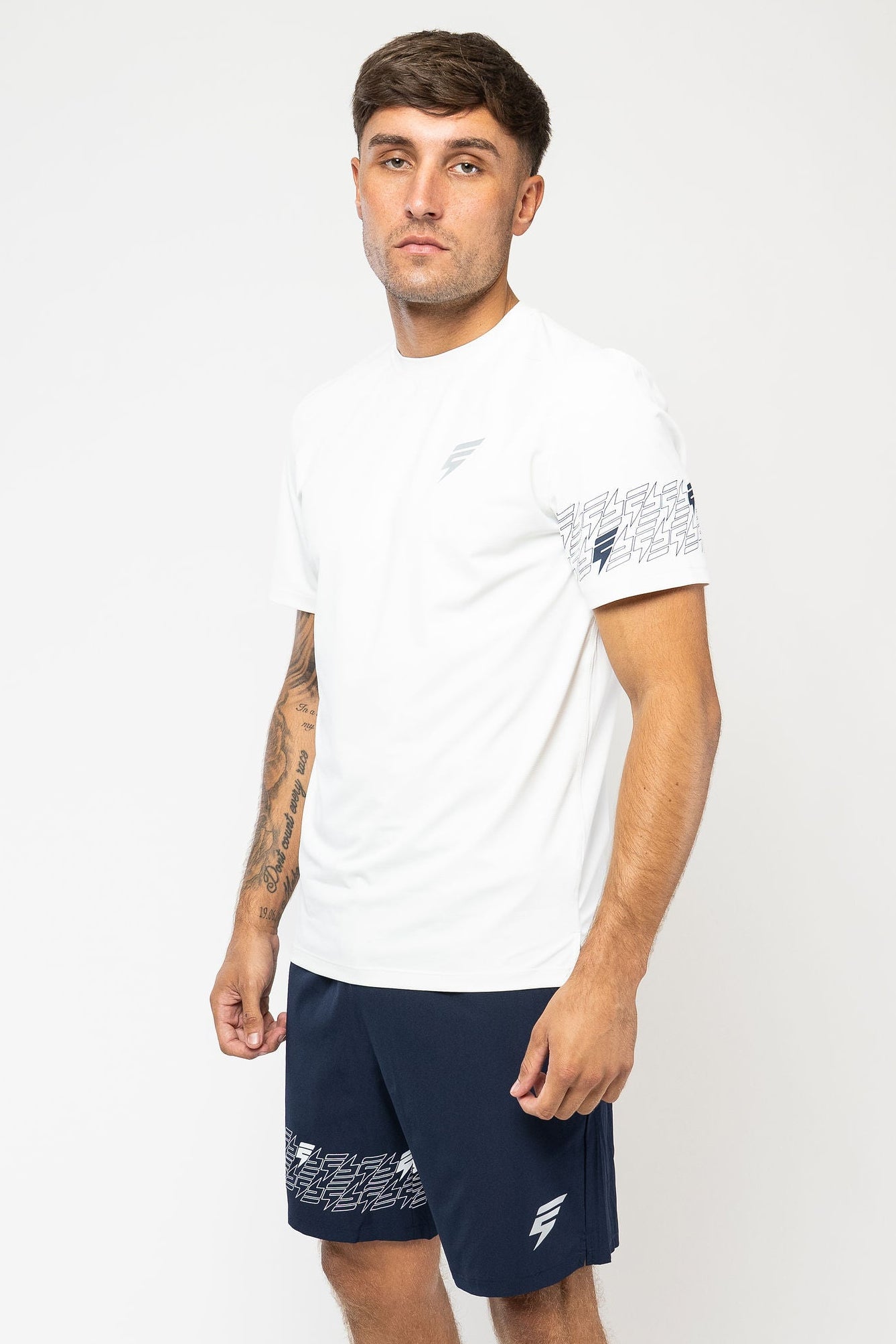 ICON SHORT SET - NAVY/WHITE