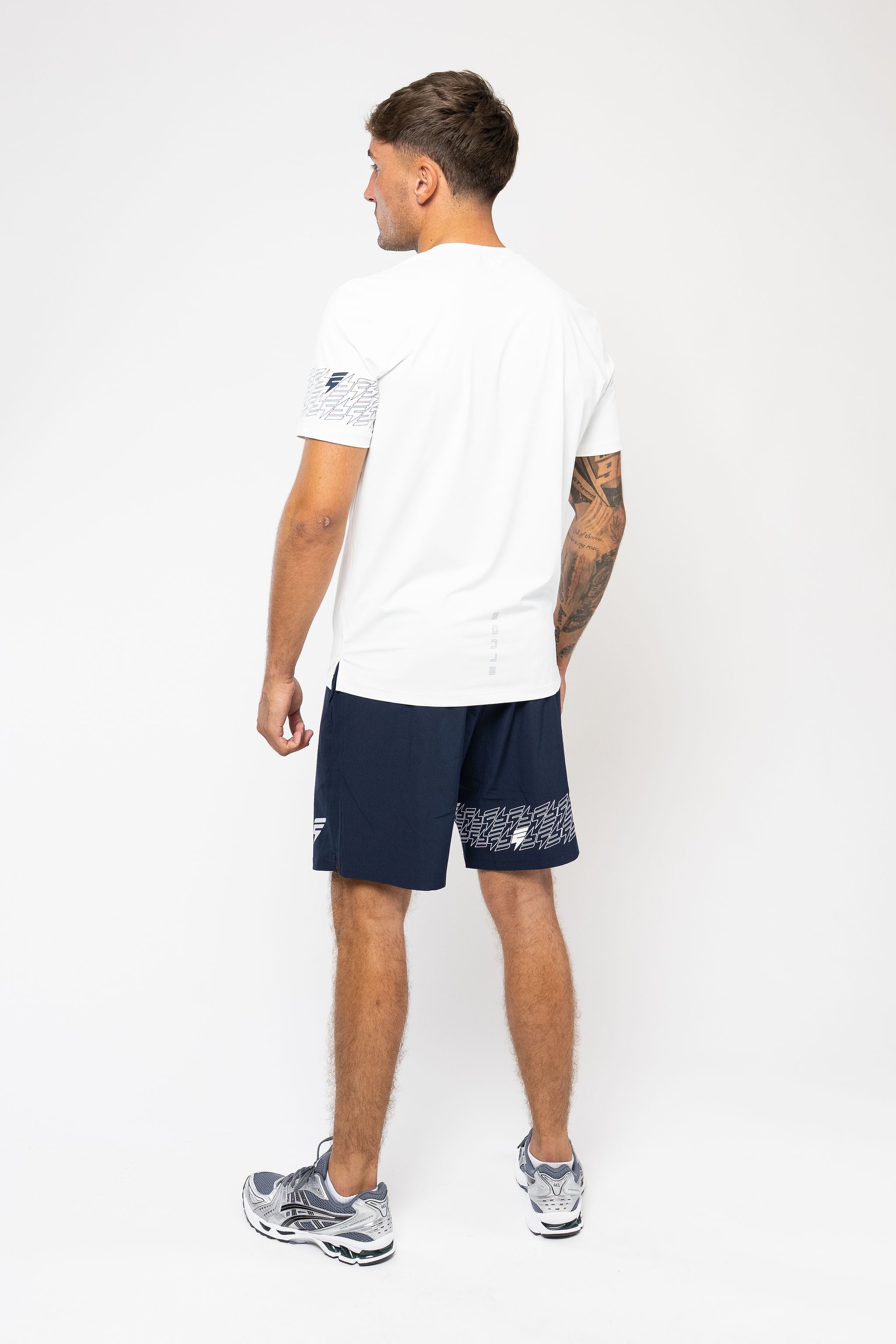 ICON SHORT SET - NAVY/WHITE