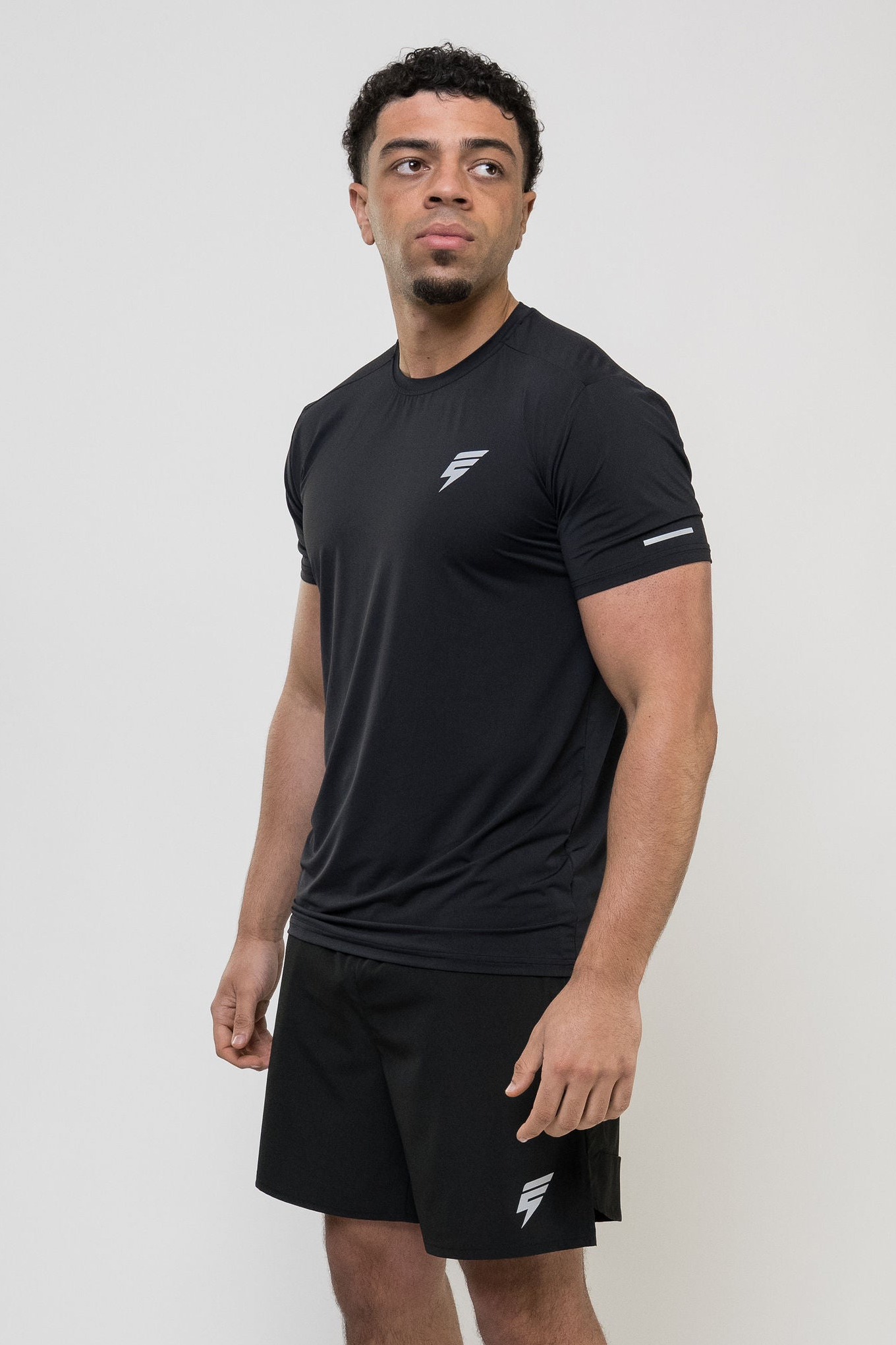 TRACK SHORT SET - BLACK