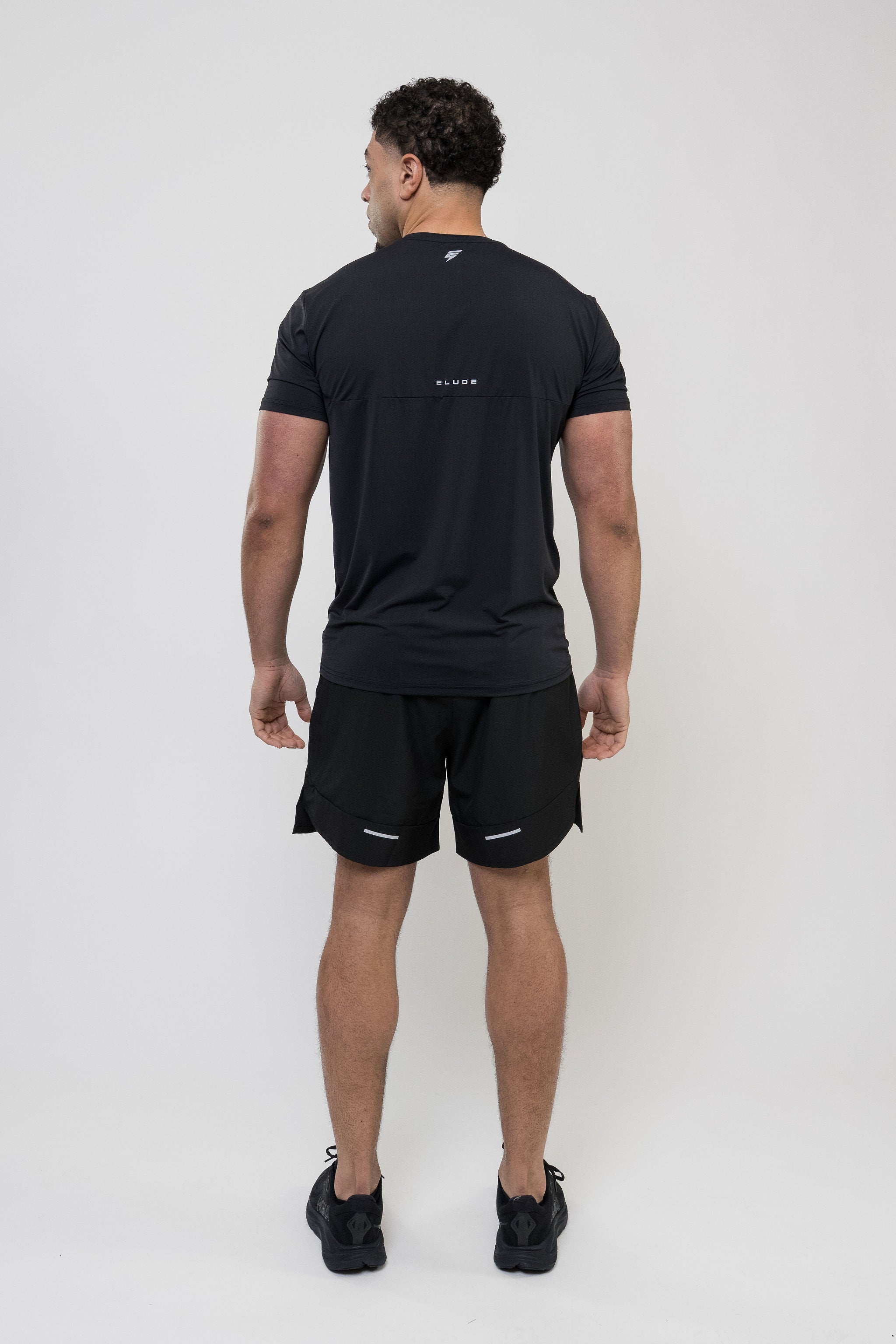 TRACK SHORT SET - BLACK