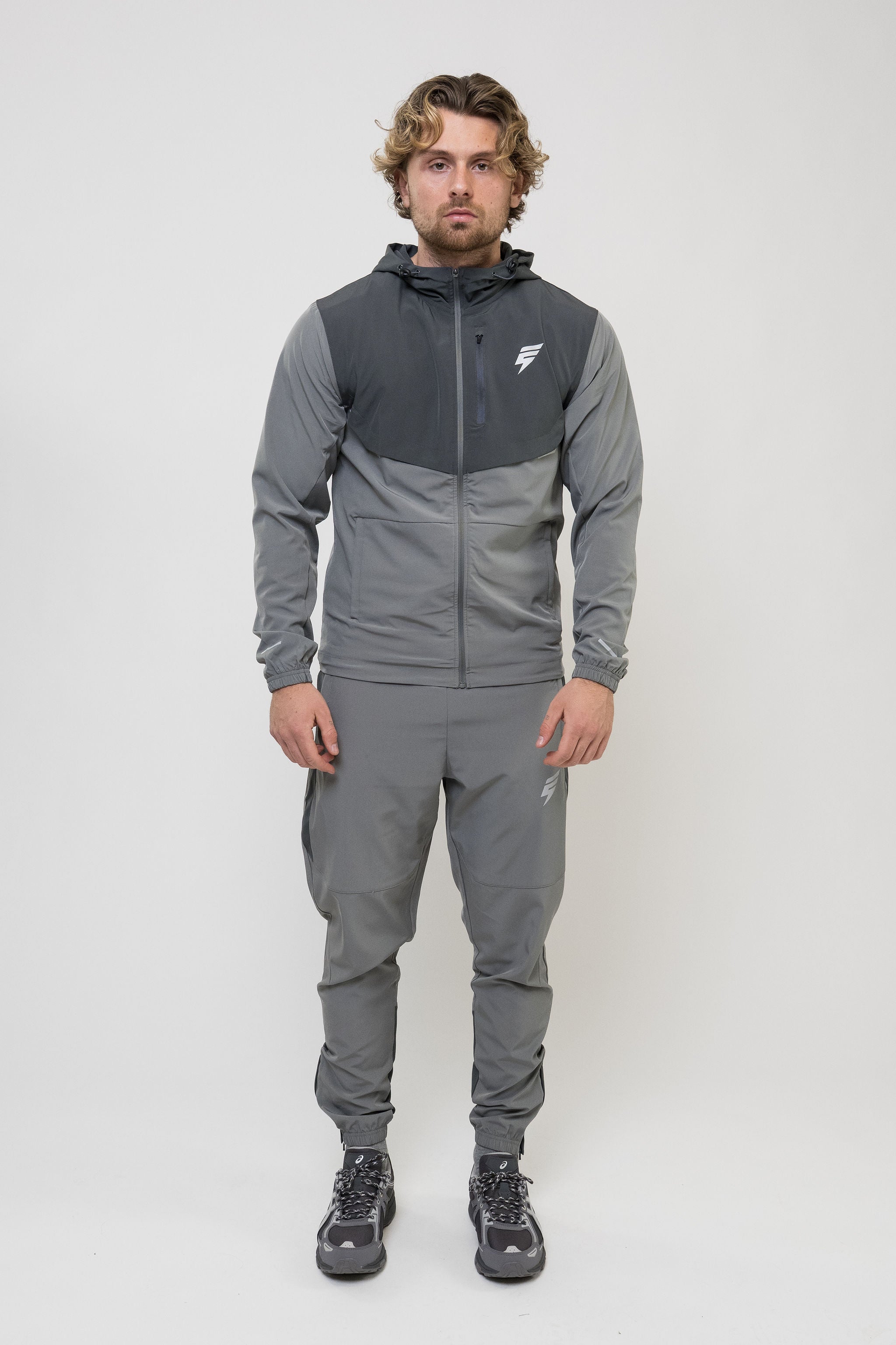 TRACK TRACKSUIT - LIGHT GREY/GREY