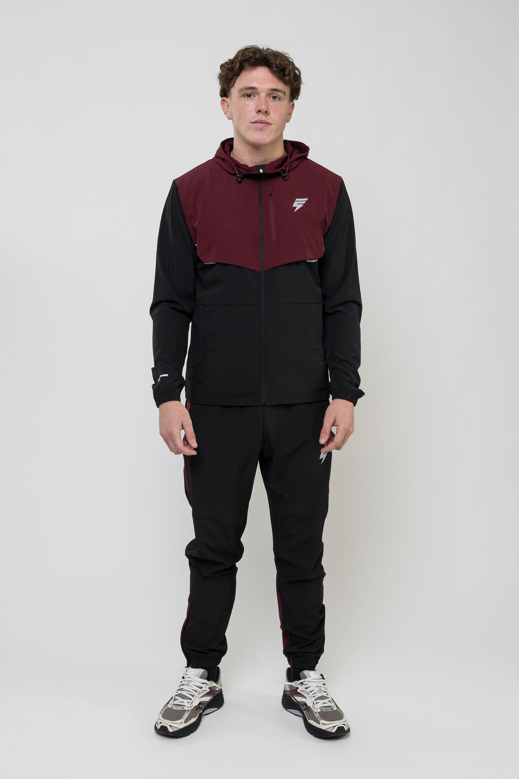 TRACK TRACKSUIT - BLACK/MAROON
