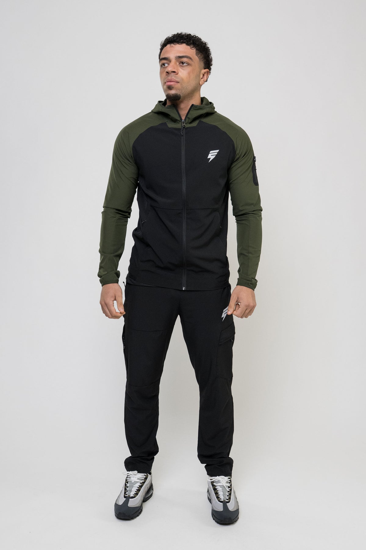 CORE TRACKSUIT - BLACK/KHAKI