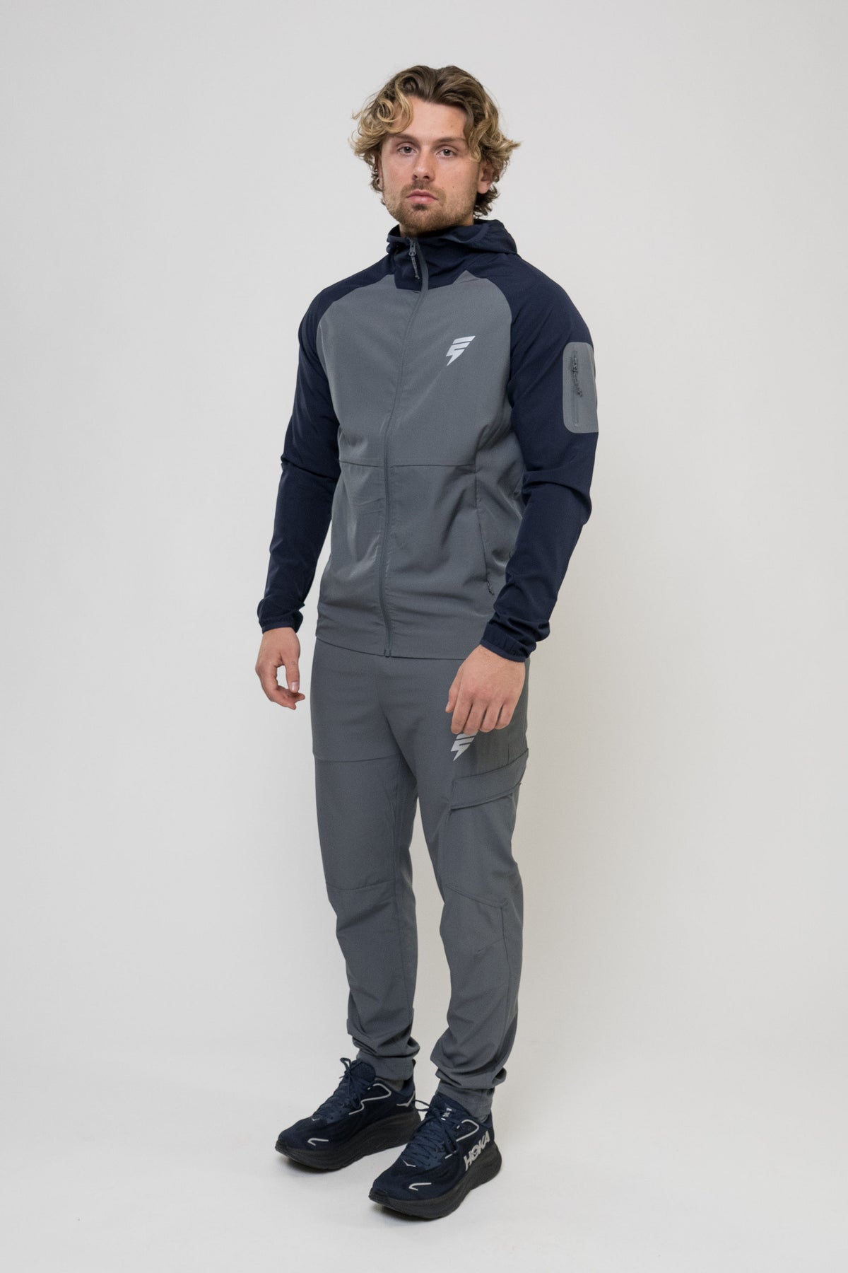 CORE TRACKSUIT - GREY/NAVY