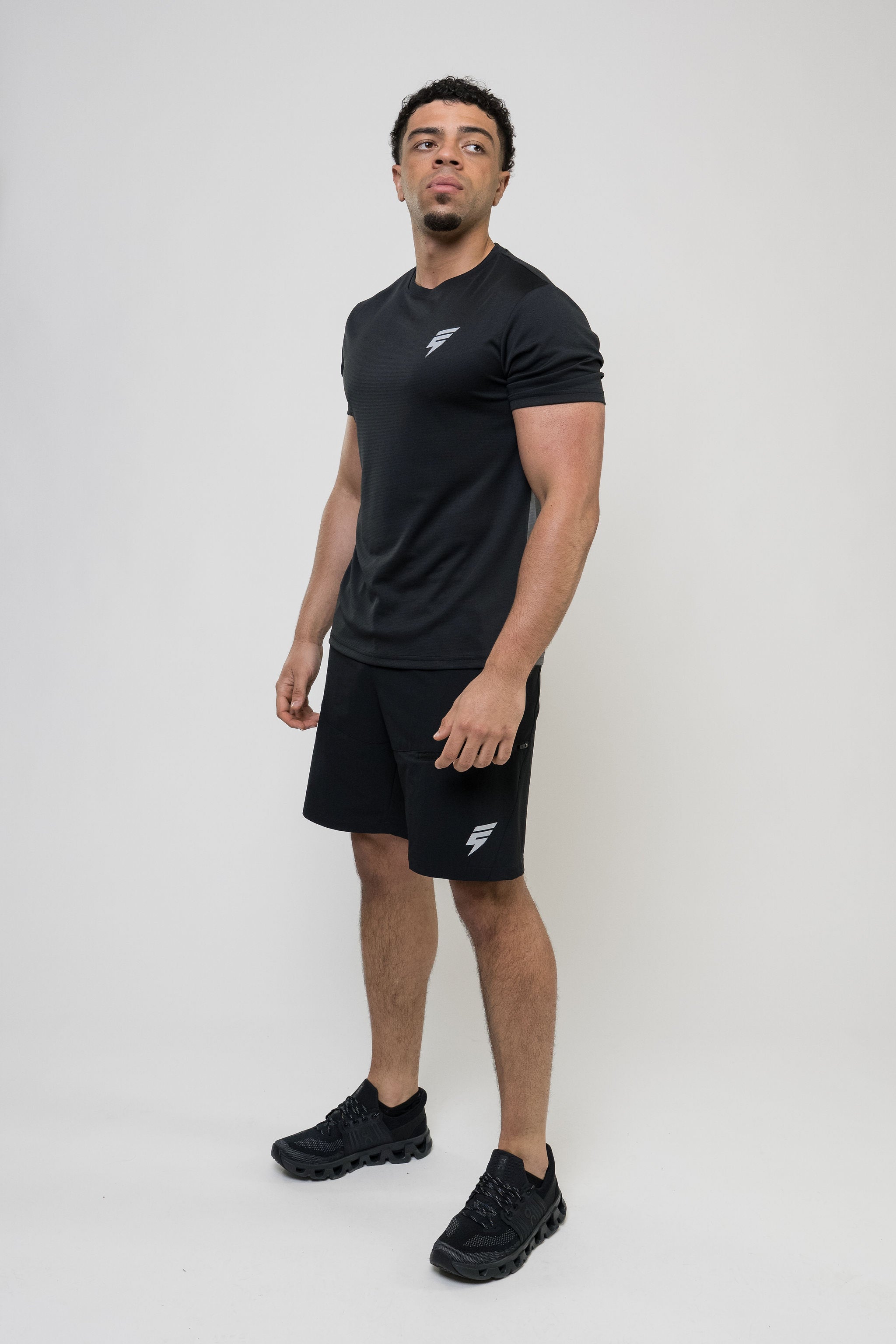 TECH SHORT SET - BLACK