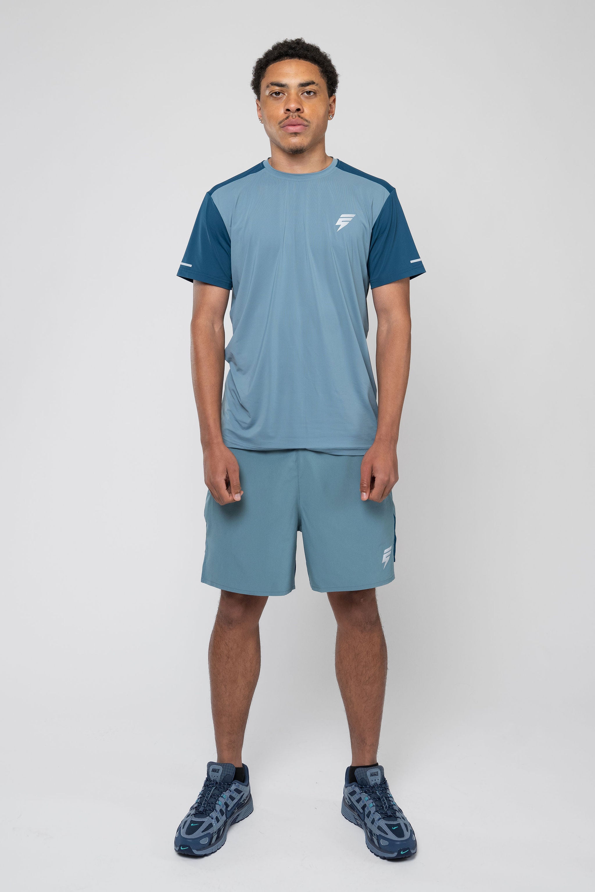 TRACK SHORT SET - TEAL