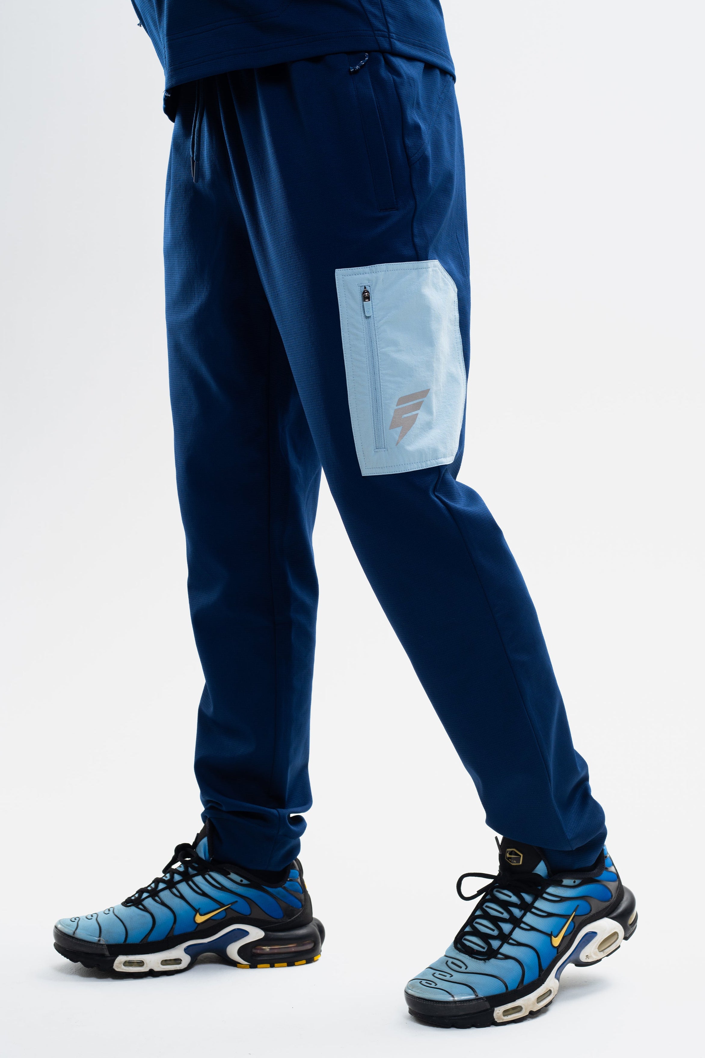 PATCH PANT - NAVY/BLUE