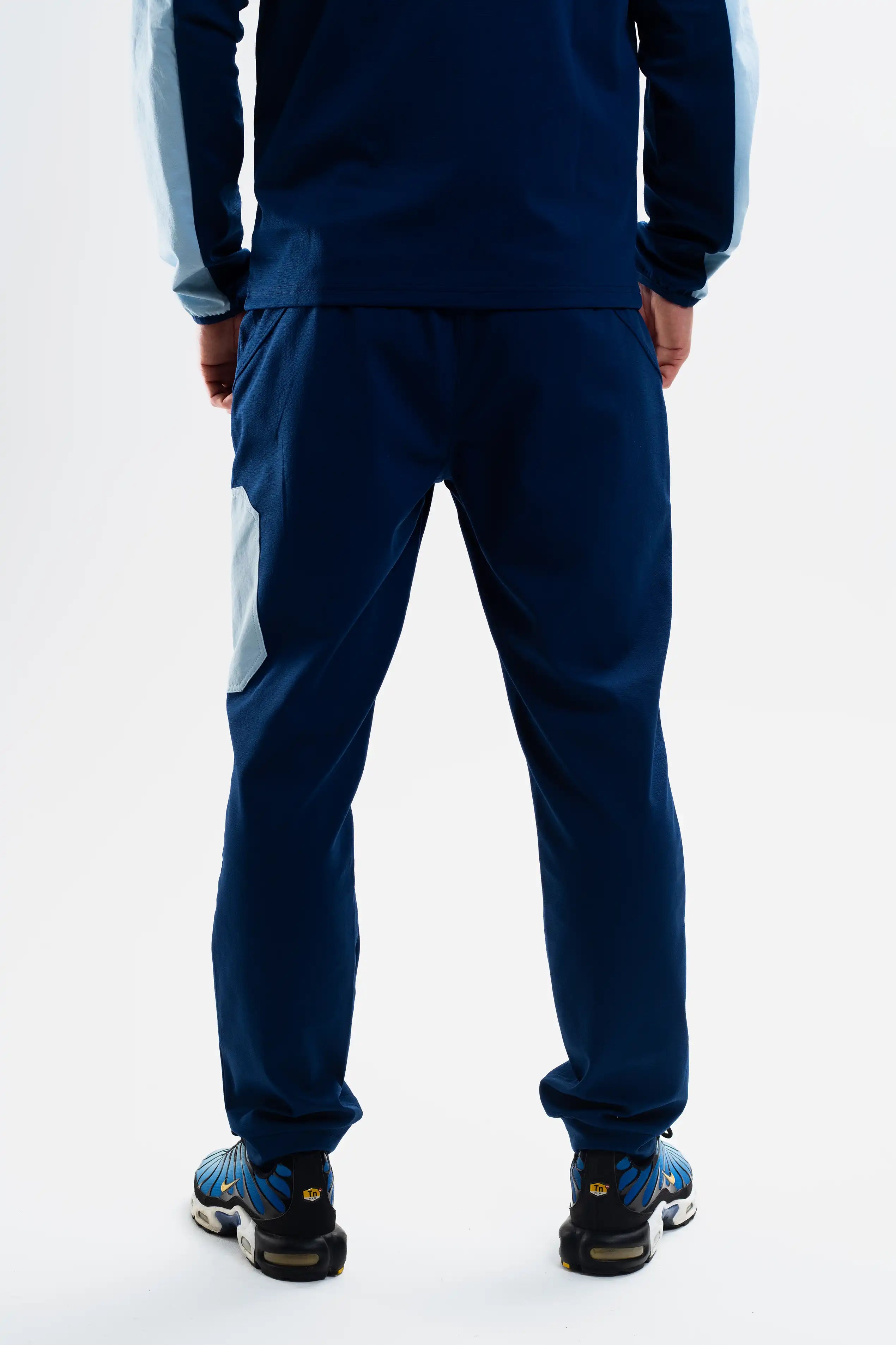 PATCH TRACKSUIT - NAVY/LIGHT BLUE