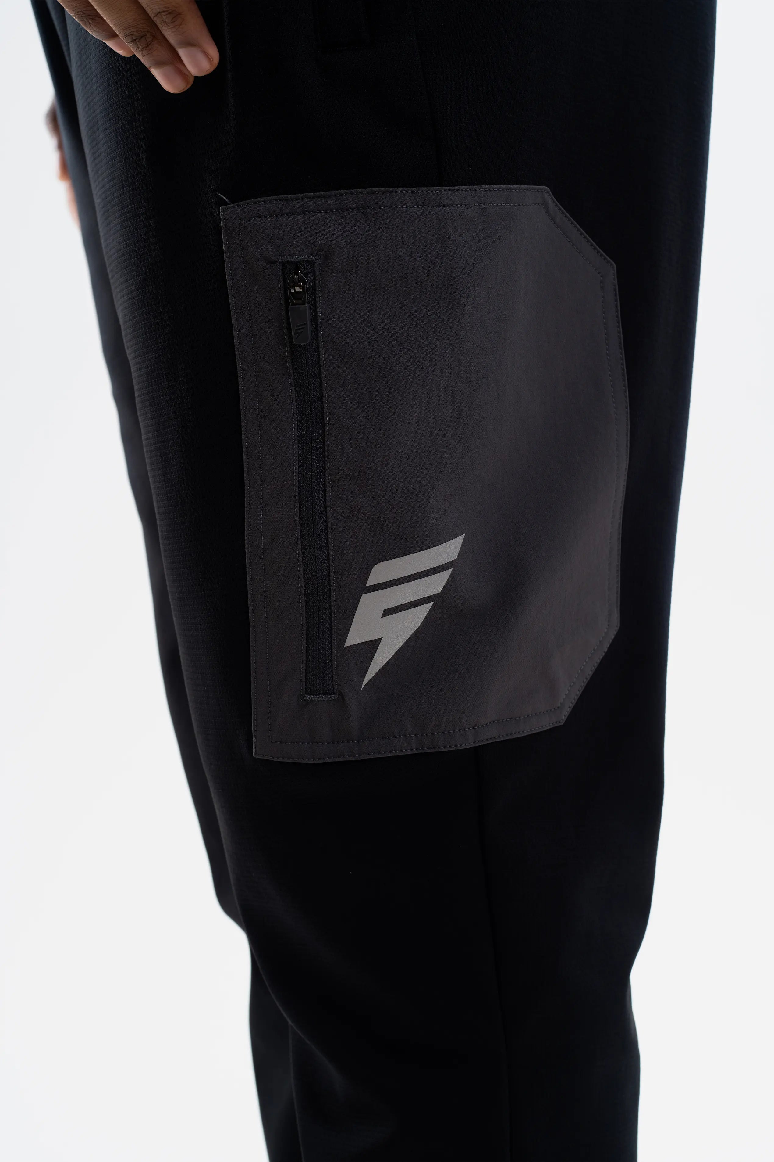 PATCH PANT - BLACK/GREY