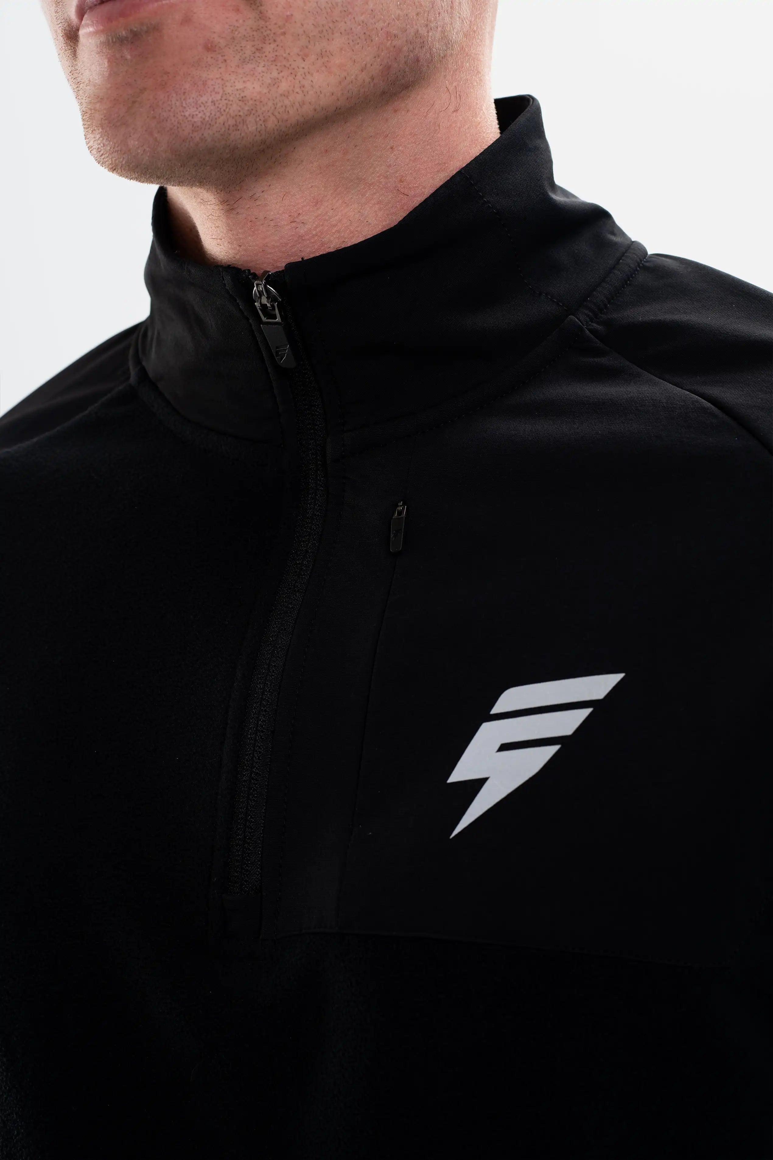 TRAIL FLEECE 1/4 ZIP - BLACK