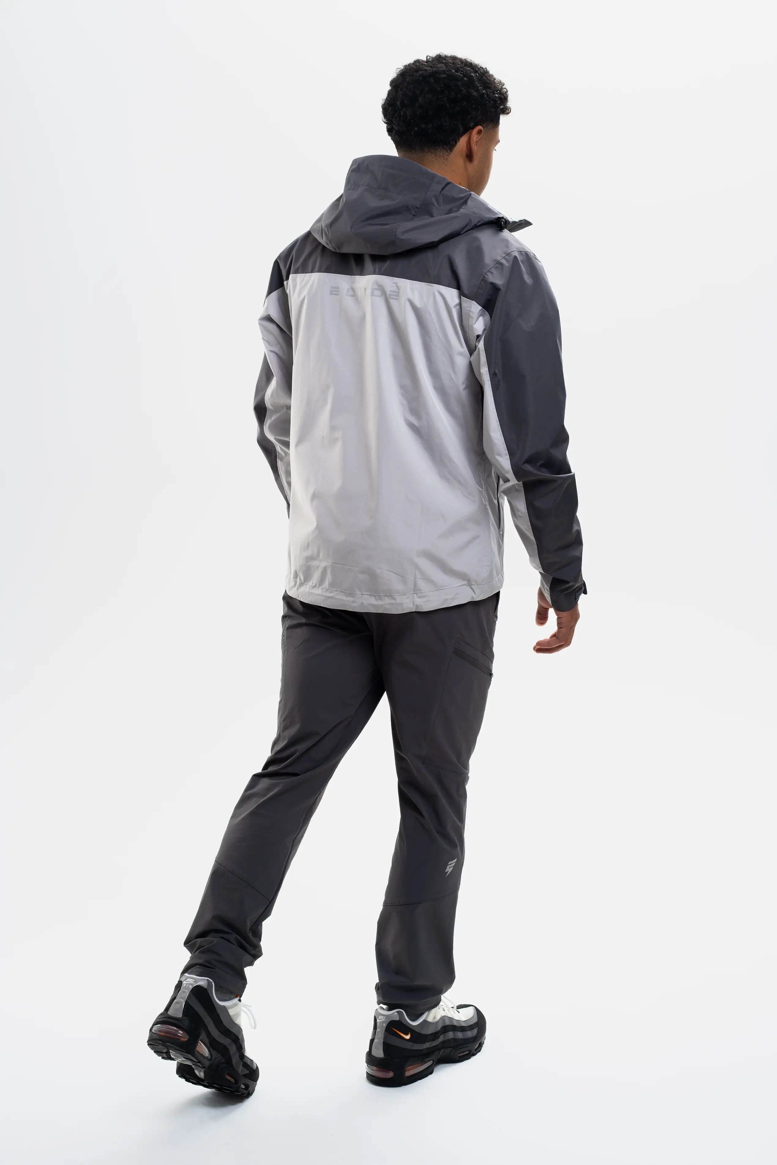 STORM RAINCOAT - LIGHT GREY/COAL