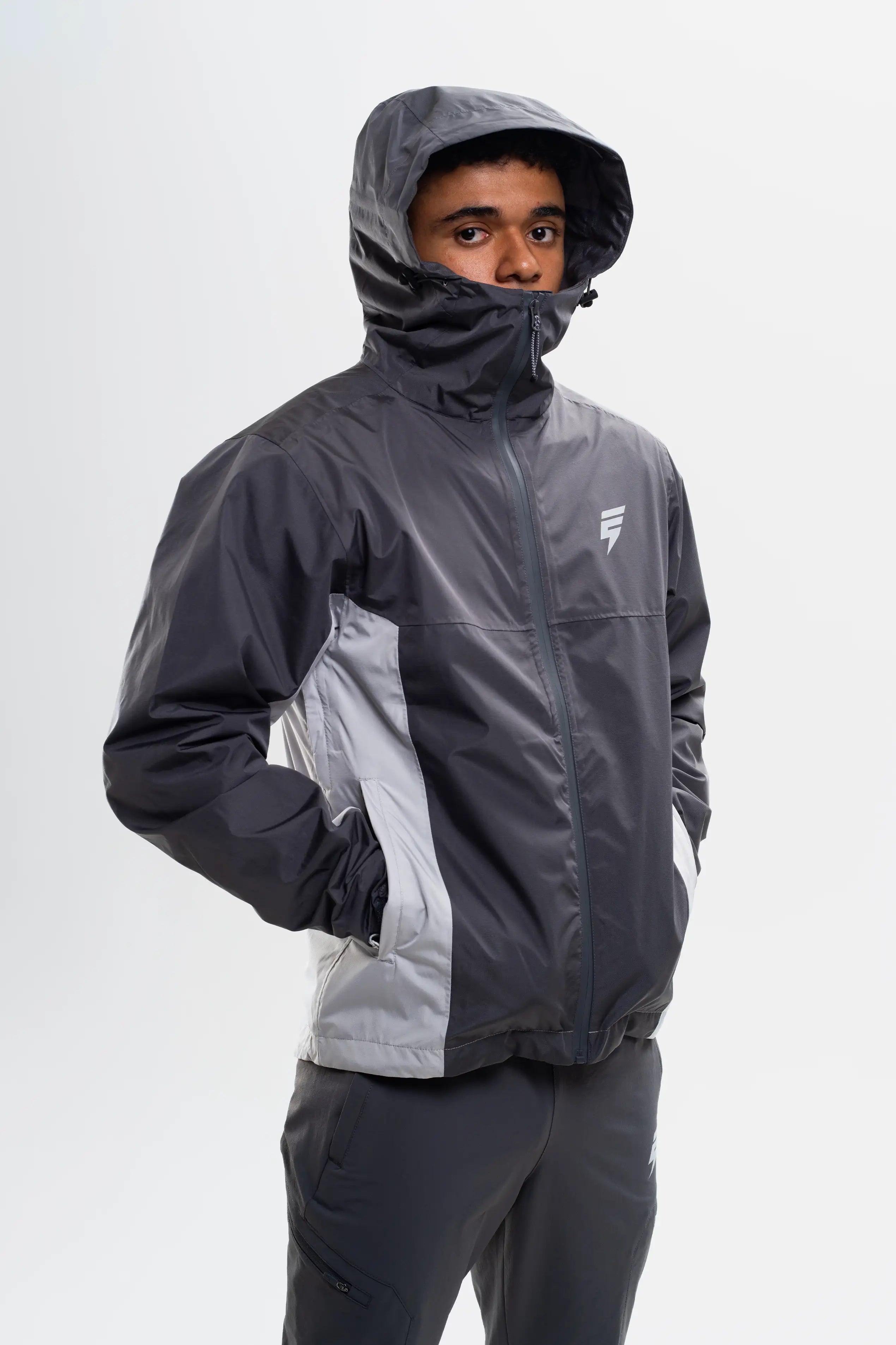 STORM TRAIL TRACKSUIT - LIGHT GREY/COAL