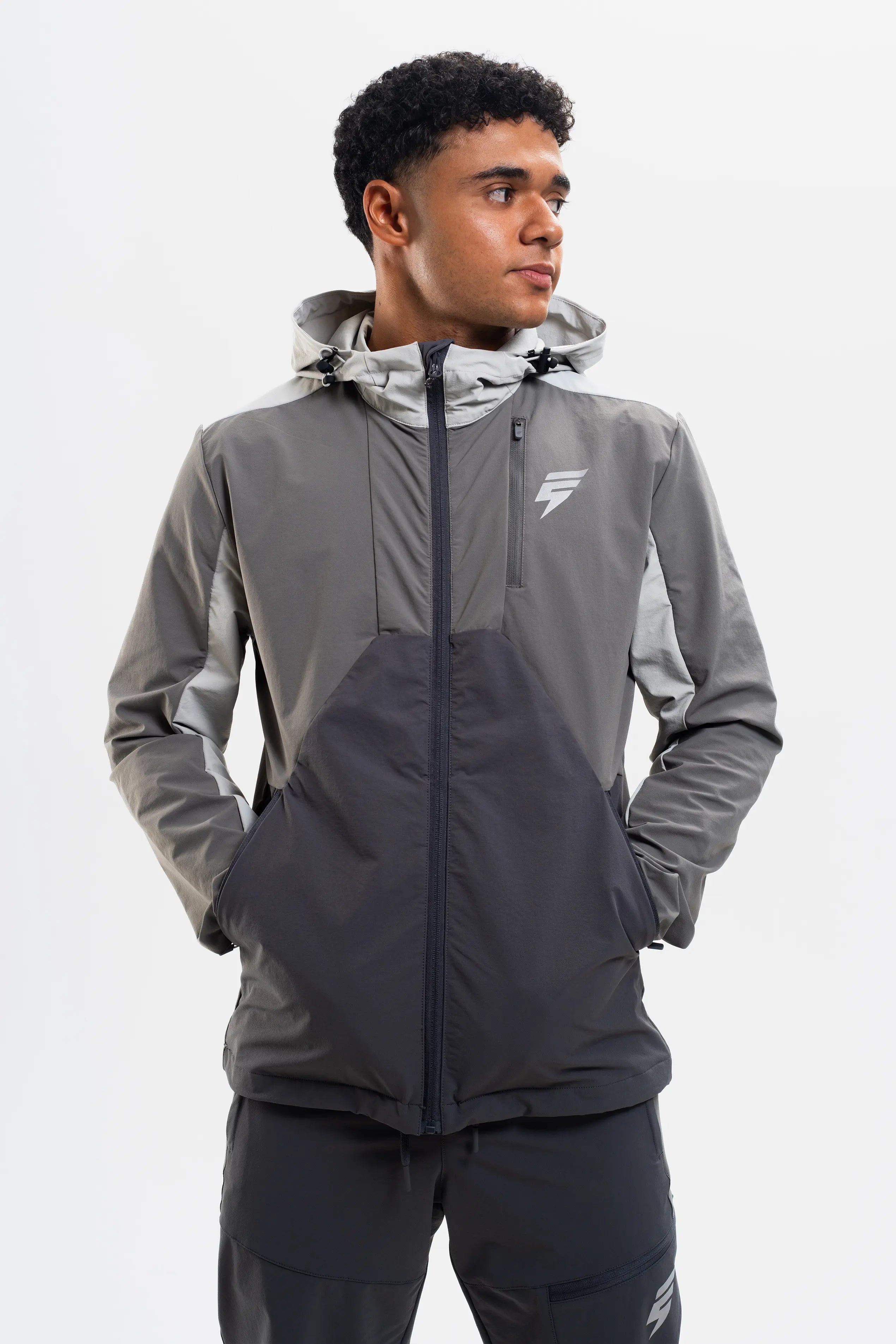 APEX JACKET - COAL/GREY/LIGHT GREY