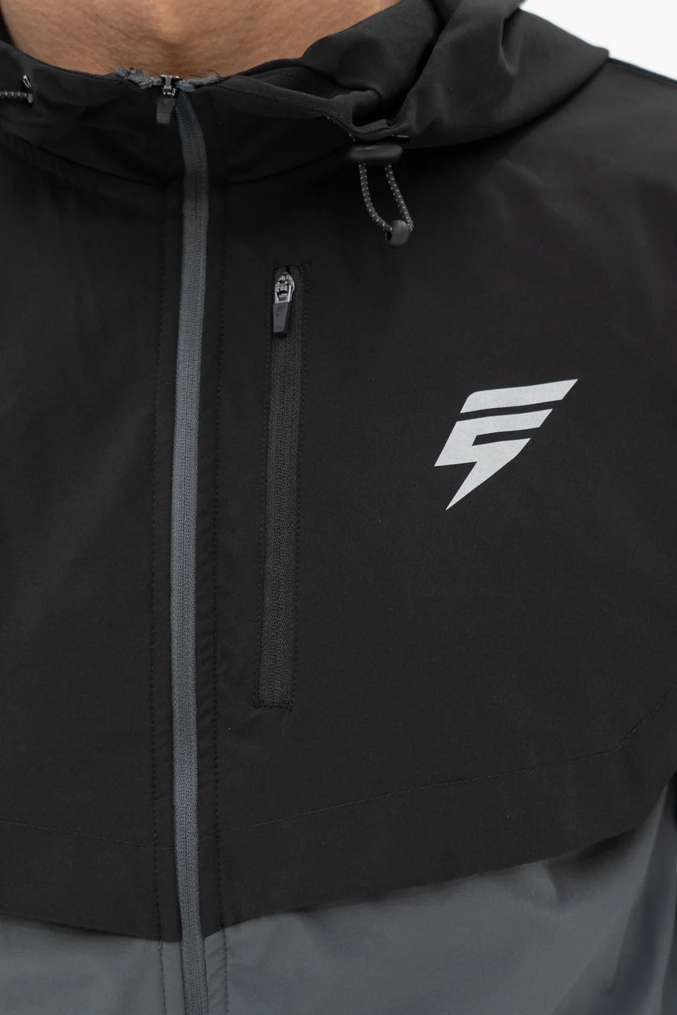 TRACK JACKET - COAL/BLACK