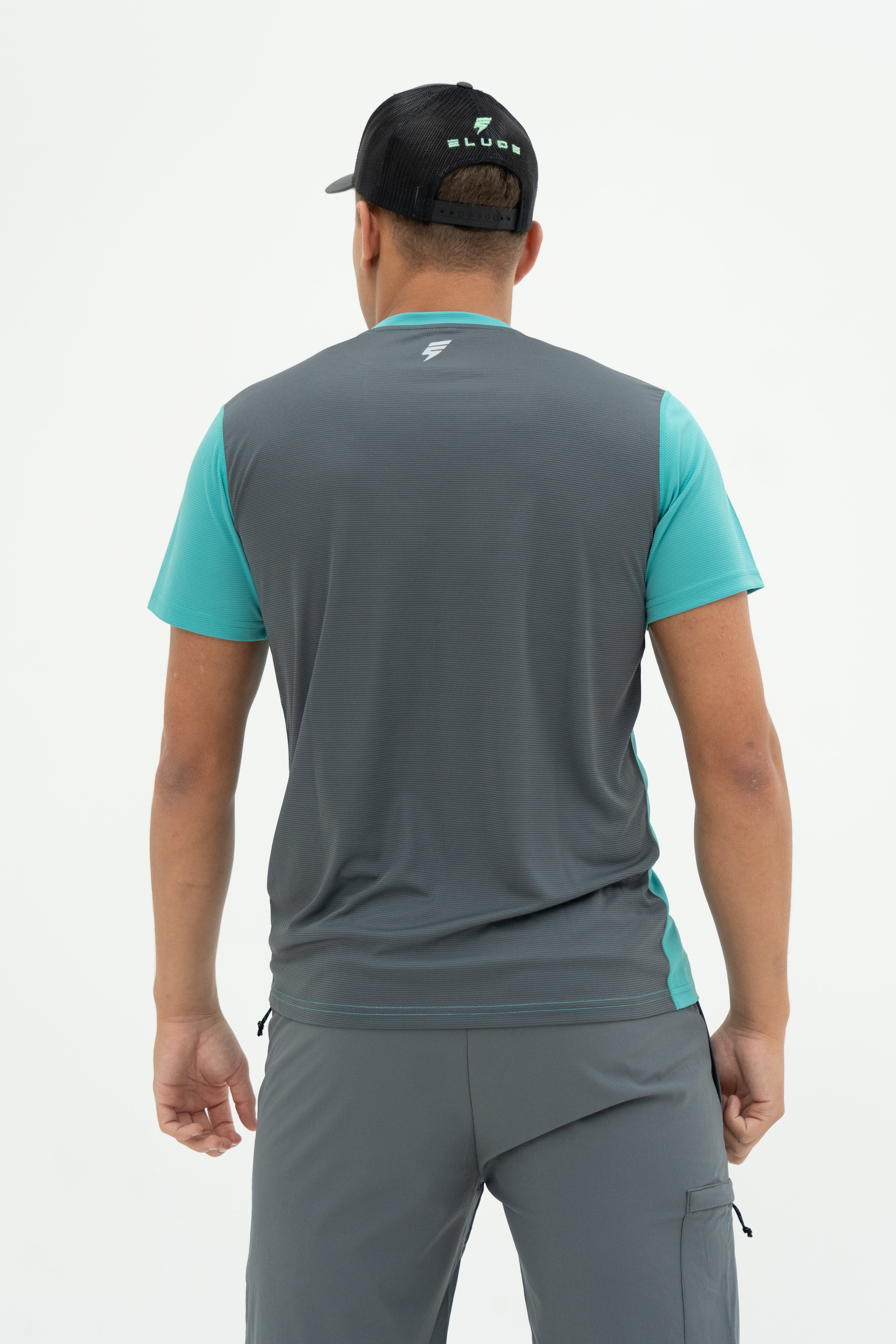 CORE TEE - MINT/GREY
