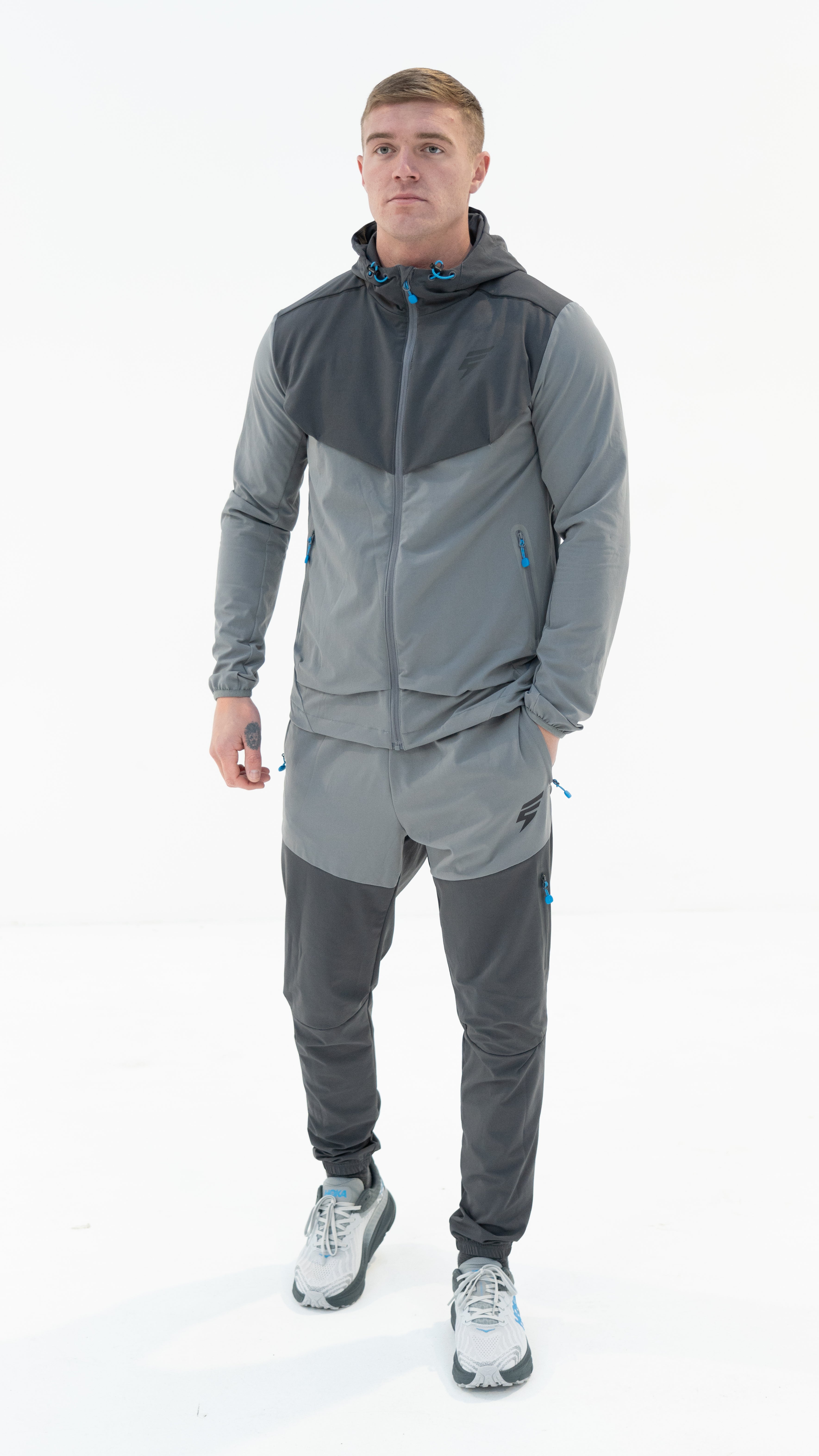 GHOST TRACKSUIT - LIGHT GREY/COAL/BLUE