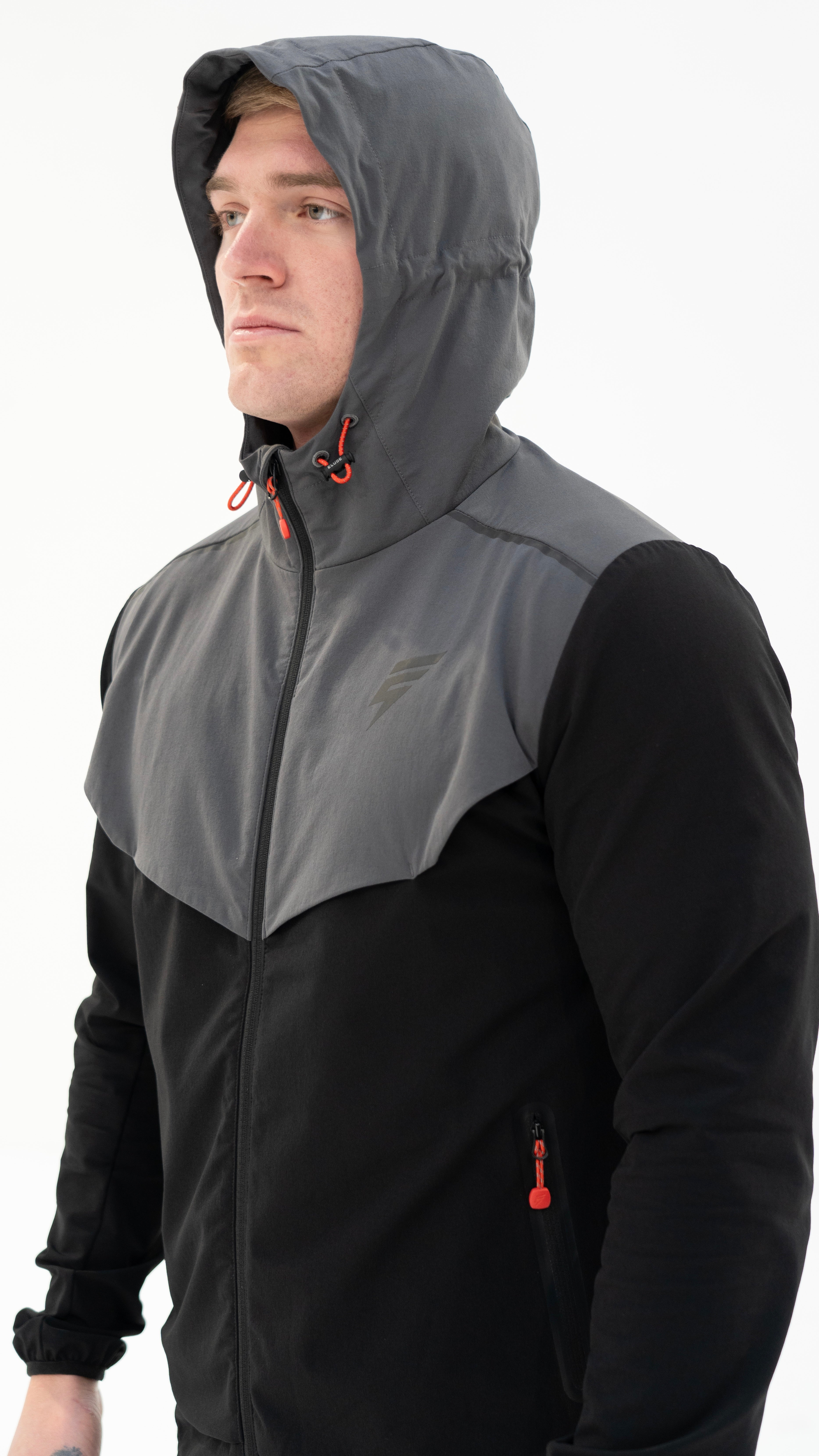 GHOST TRACKSUIT - BLACK/COAL/RED