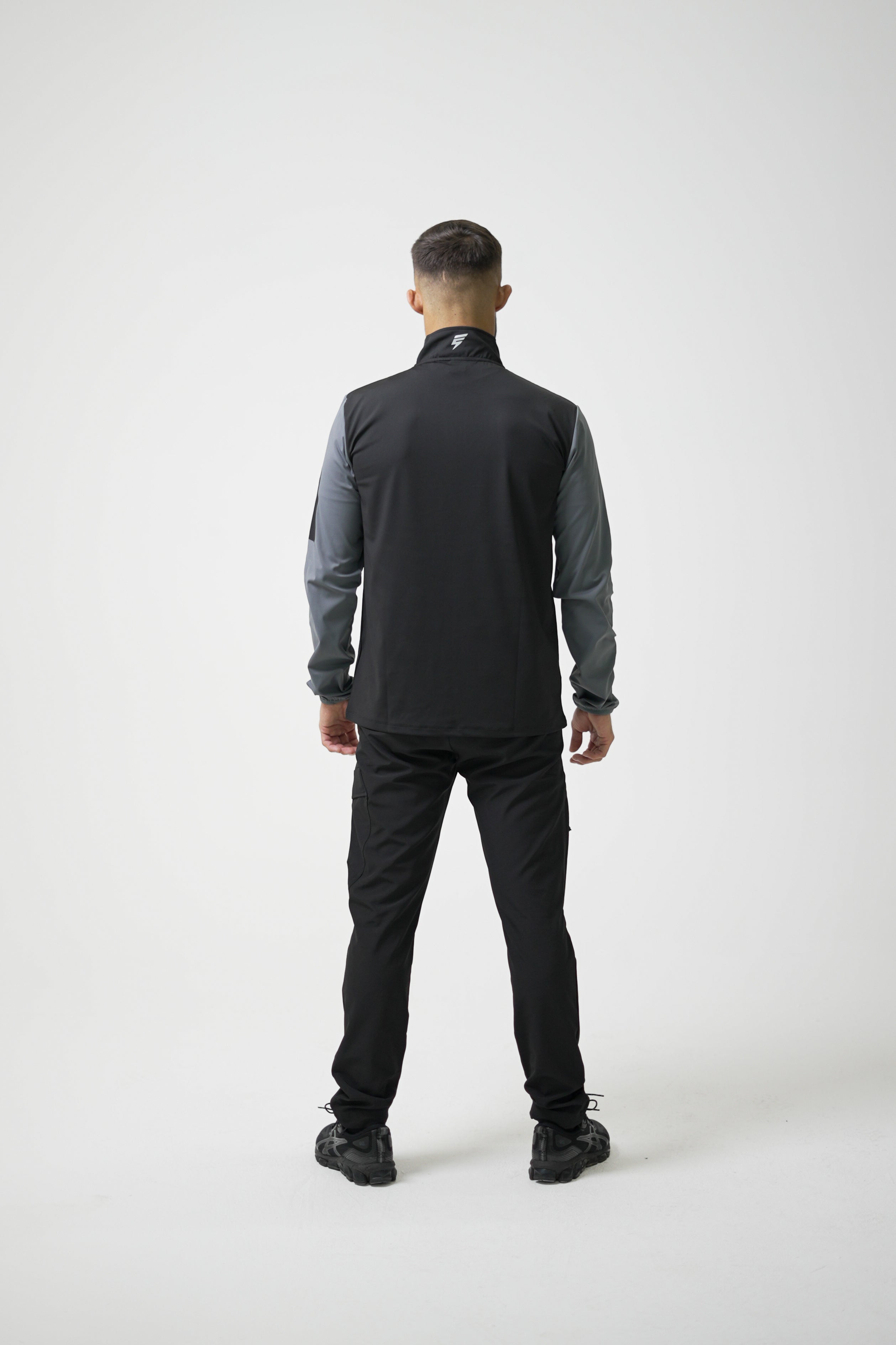 CORE 1/4 ZIP SET - BLACK/GREY