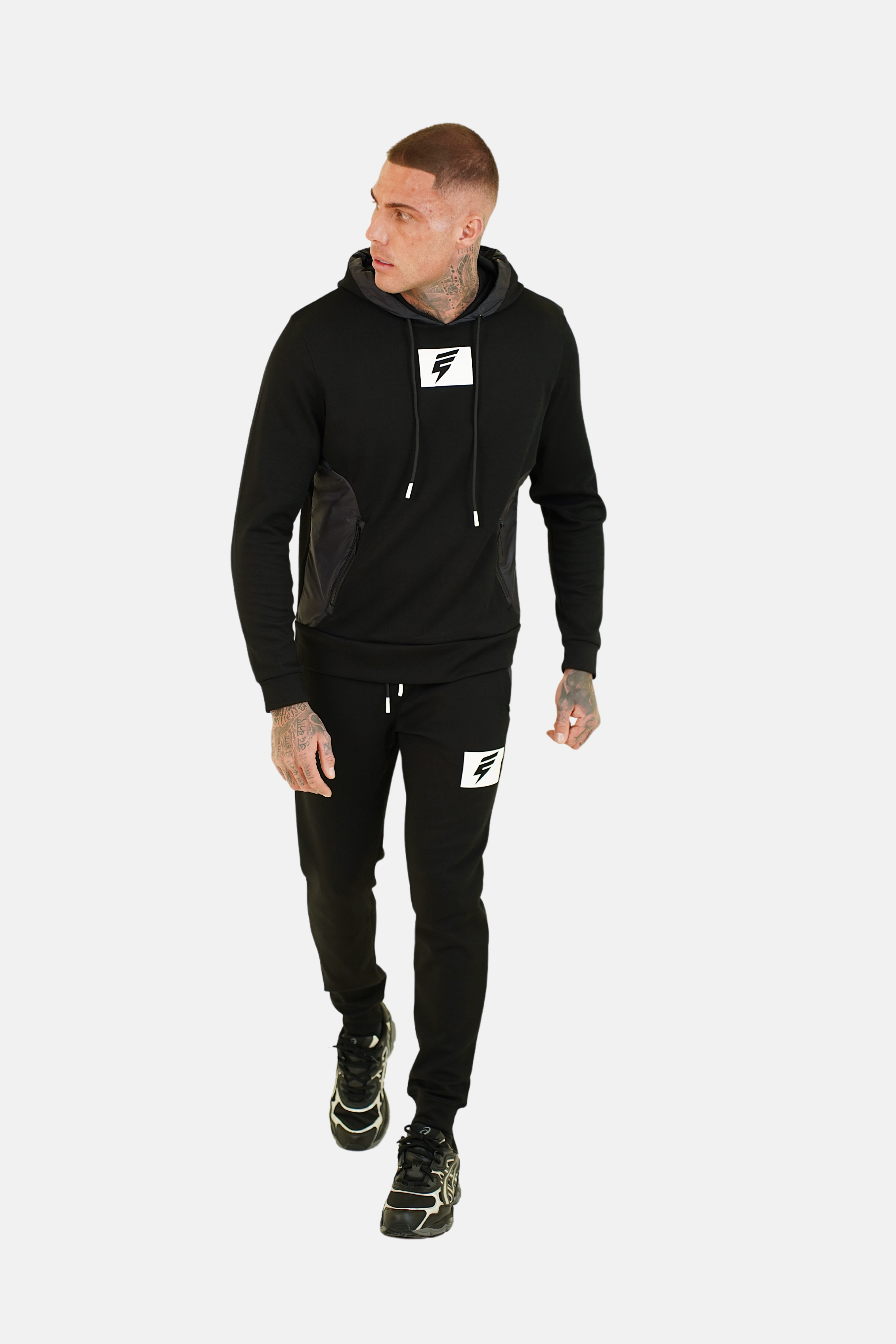 TECH PANT - BLACK/WHITE