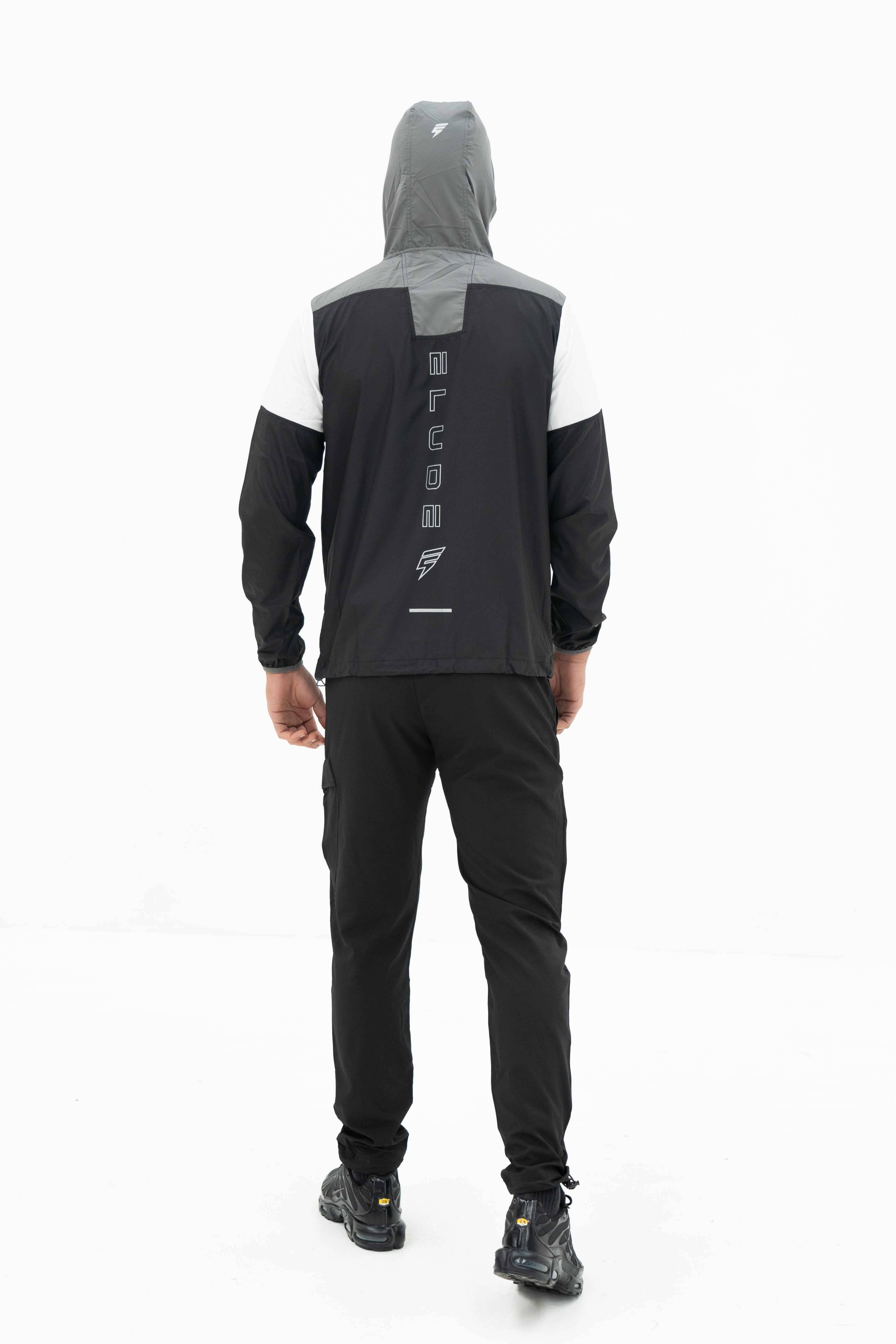 VENT WINDBREAKER SET - BLACK/GREY/WHITE