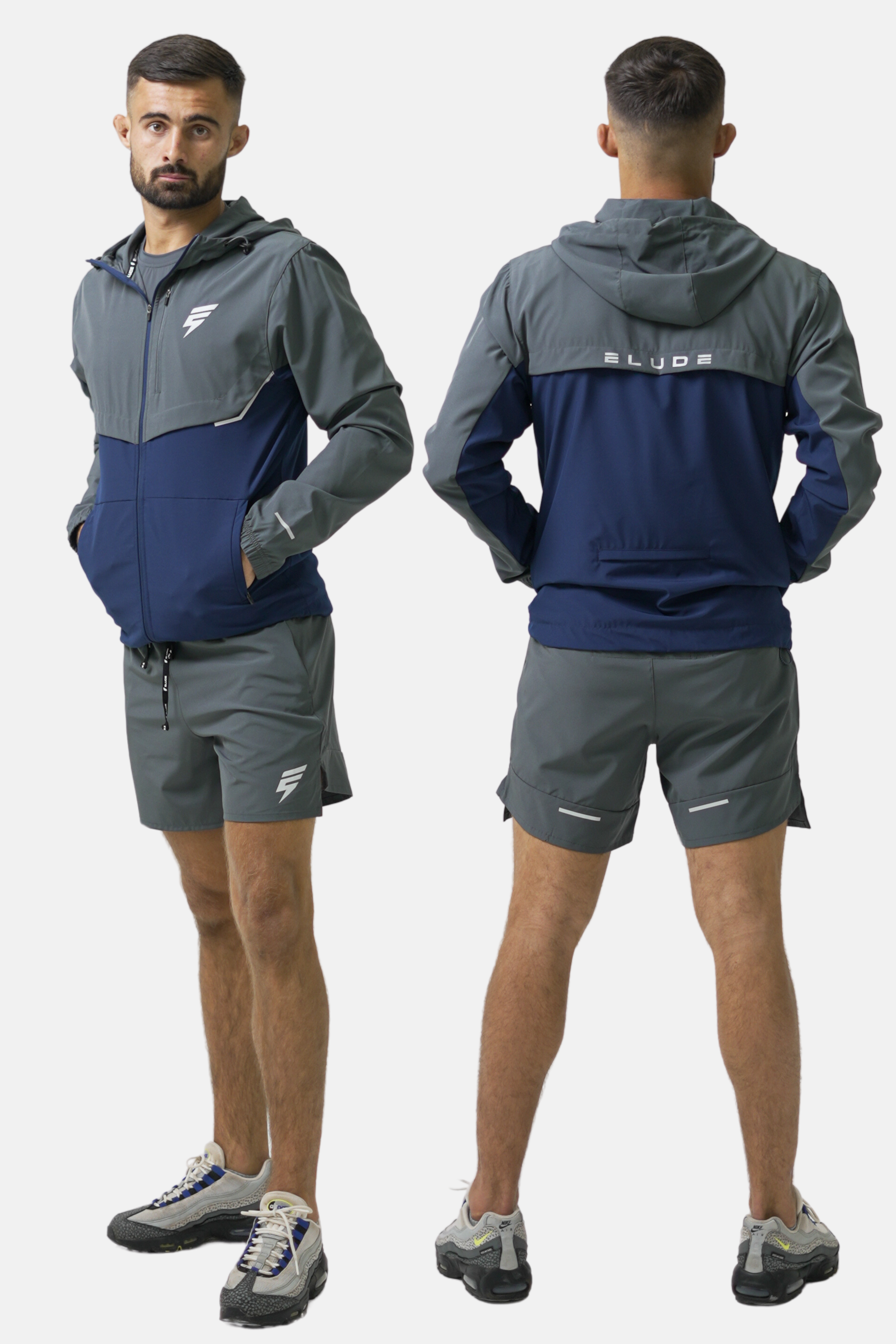 TRACK JACKET SET - NAVY/COAL
