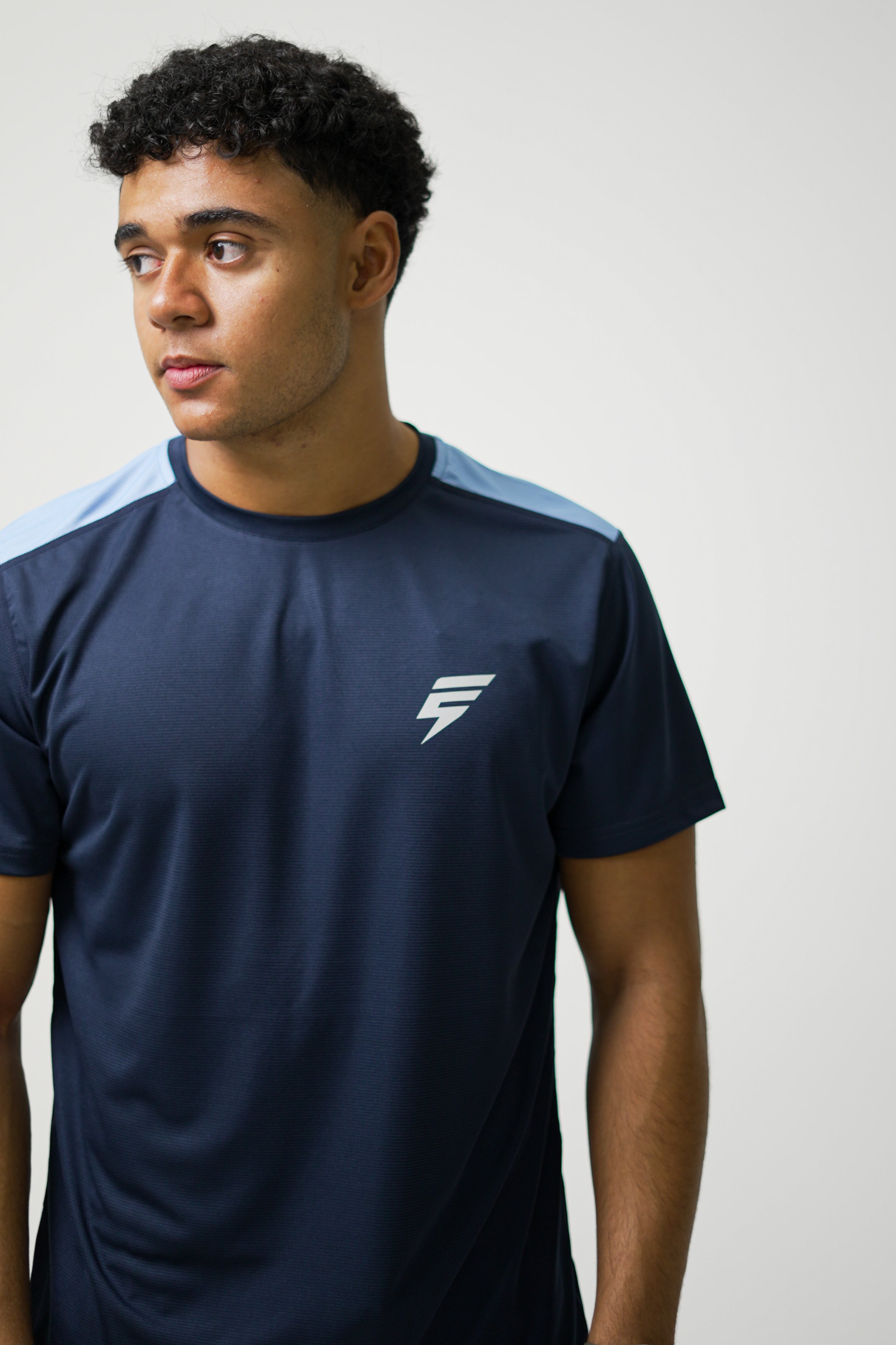 CORE TEE - NAVY/LIGHT BLUE