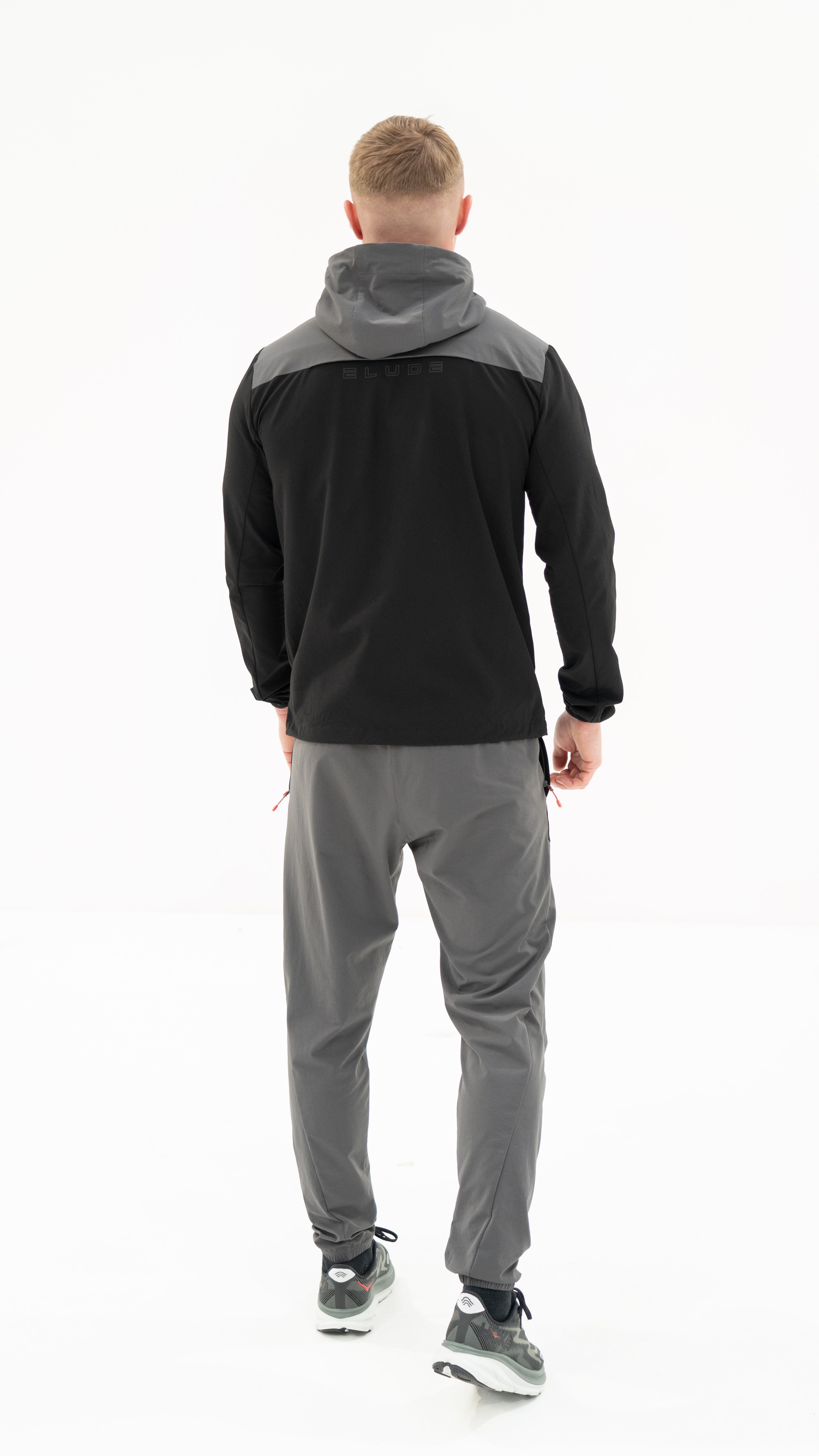 GHOST TRACKSUIT - BLACK/COAL/RED