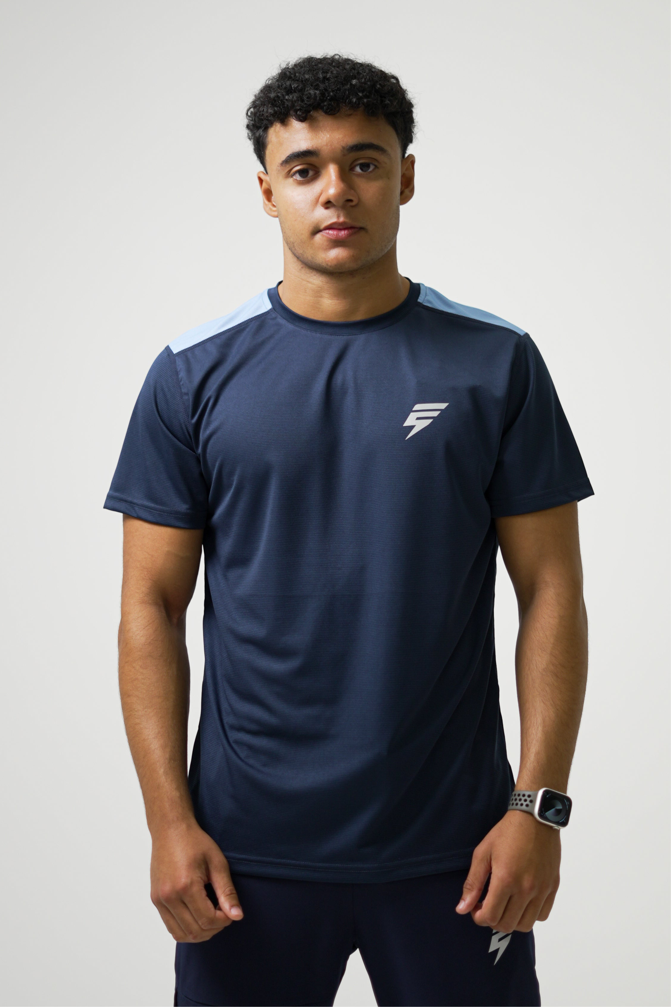 CORE TEE - NAVY/LIGHT BLUE
