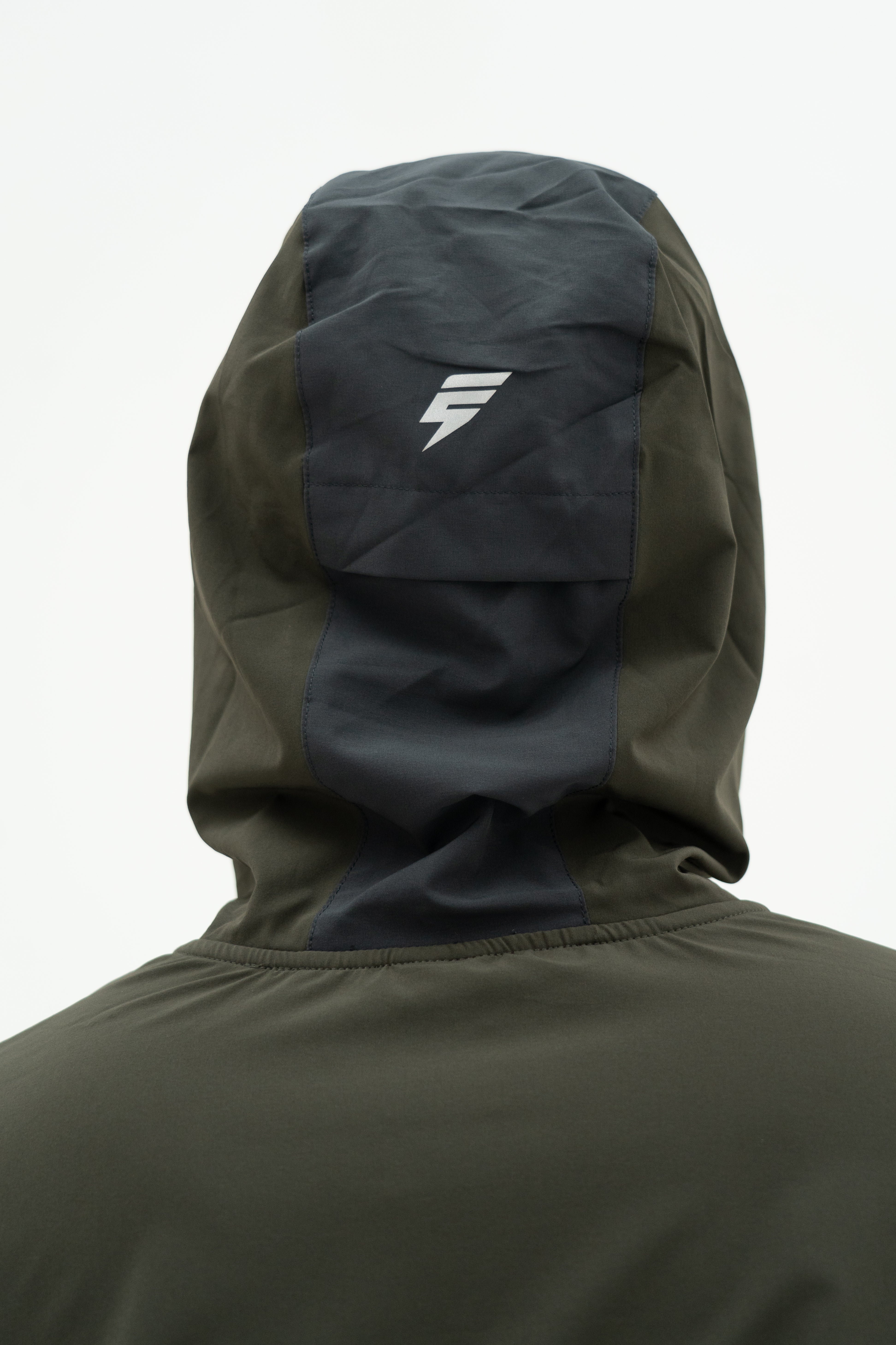 SPLIT JACKET - KHAKI/CHARCOAL