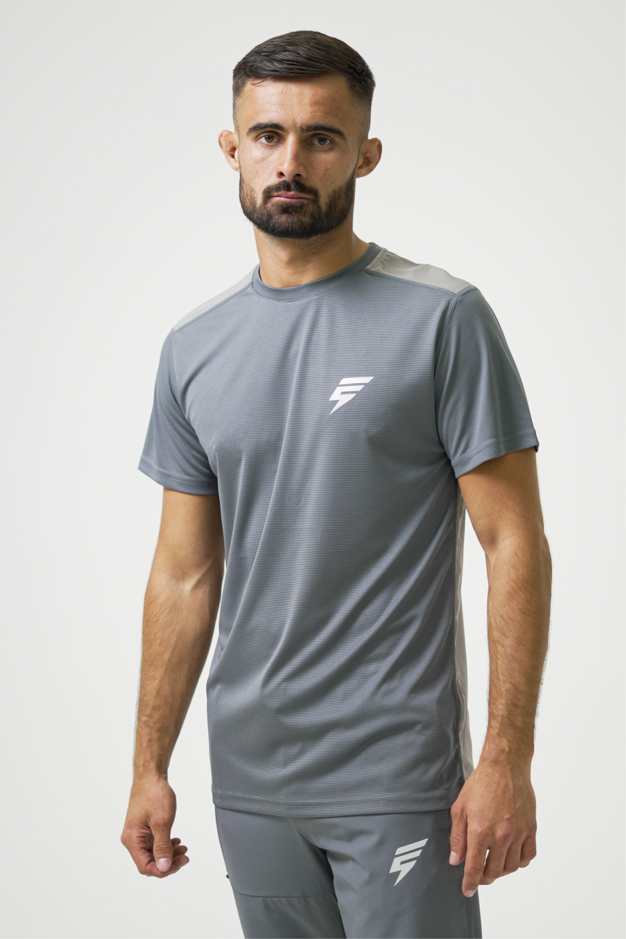 CORE TEE - GREY / LIGHT GREY
