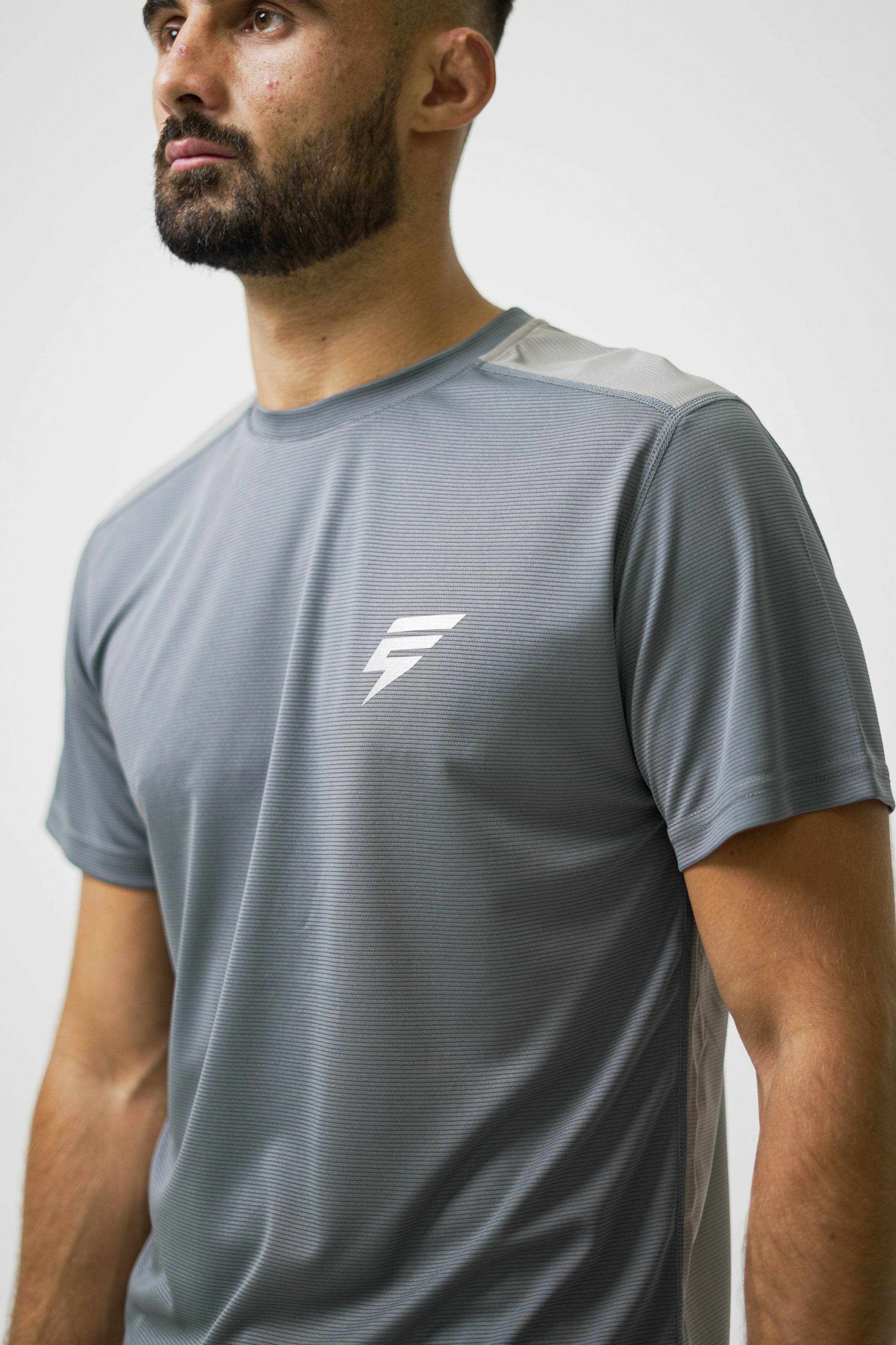 CORE TEE - GREY / LIGHT GREY
