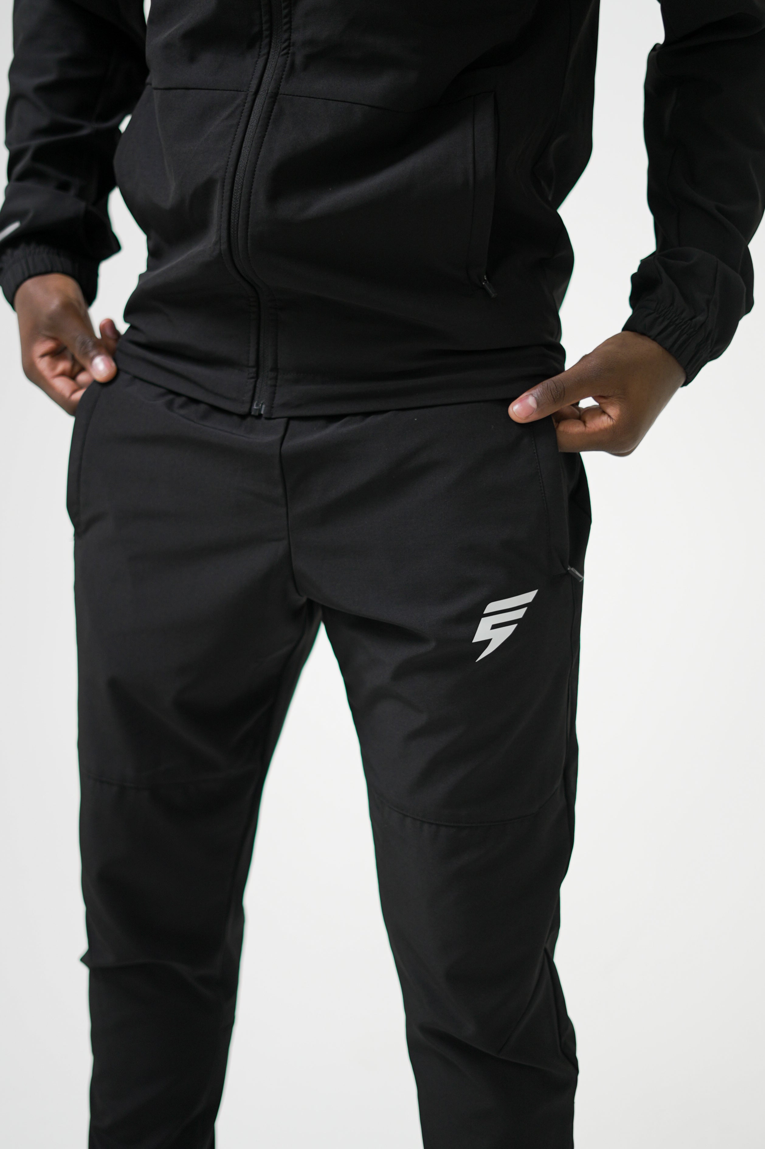 TRACK PANTS - BLACK