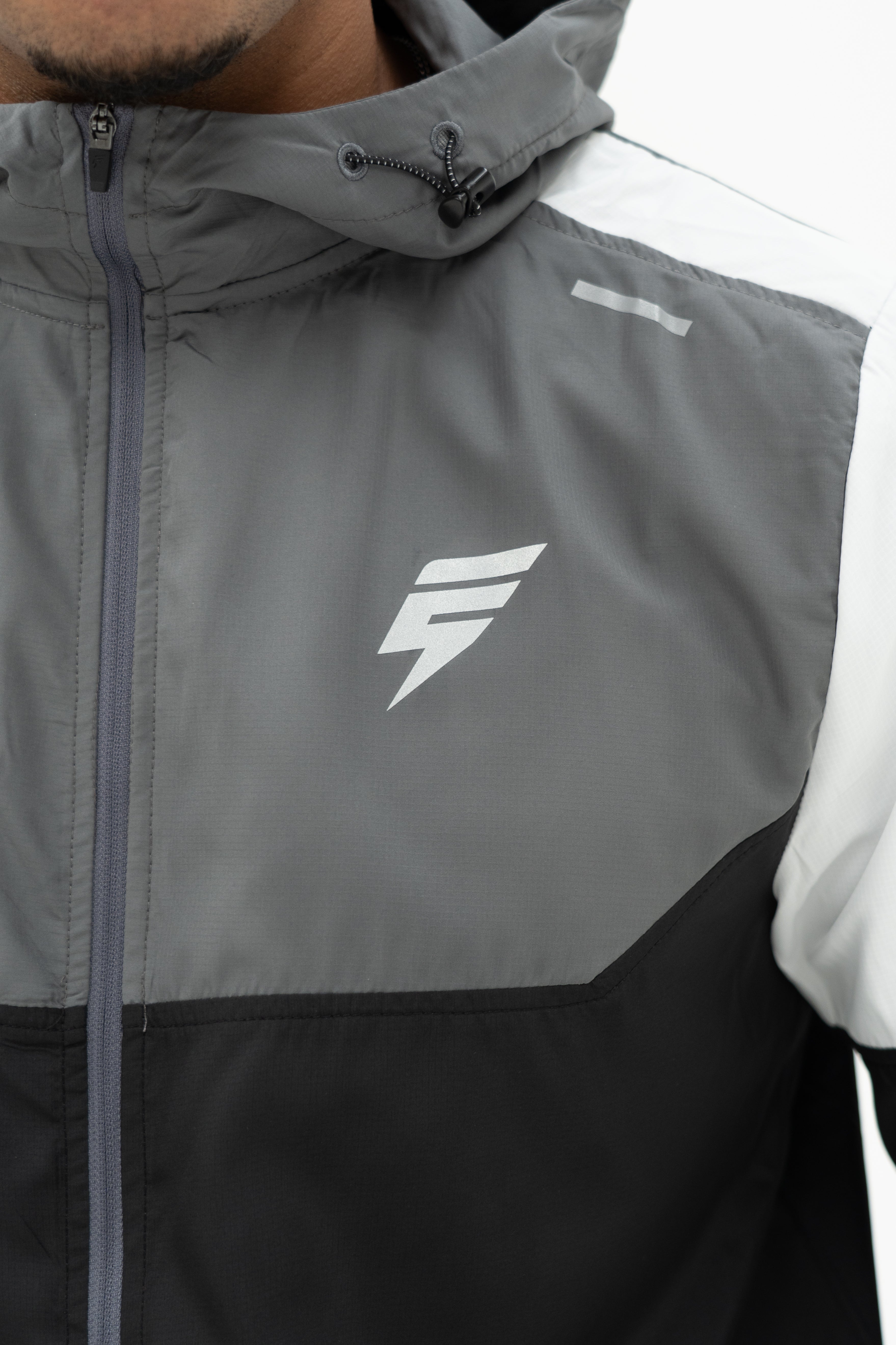 VENT WINDBREAKER SET - BLACK/GREY/WHITE