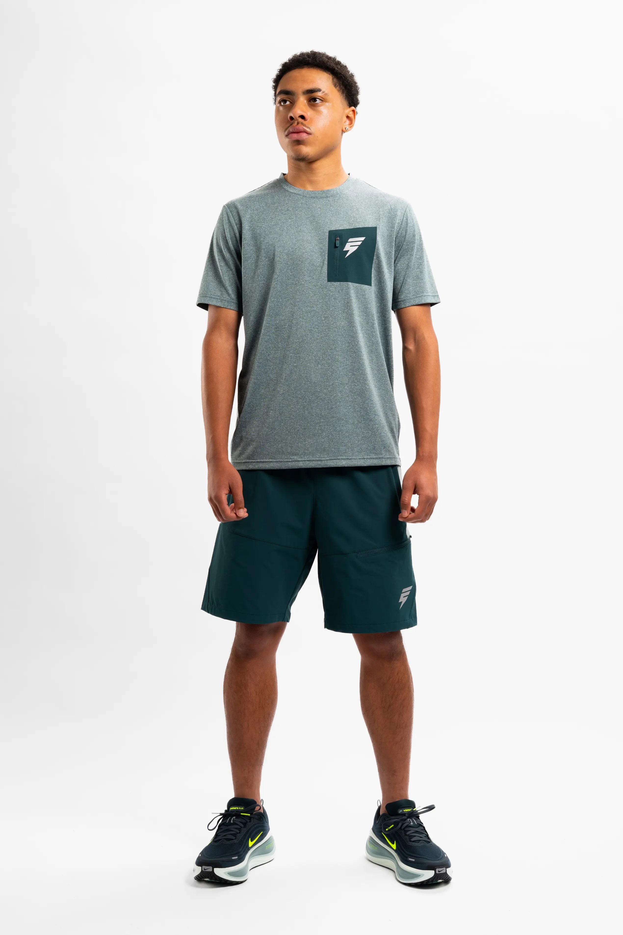 APEX TEE - TEAL/GREEN