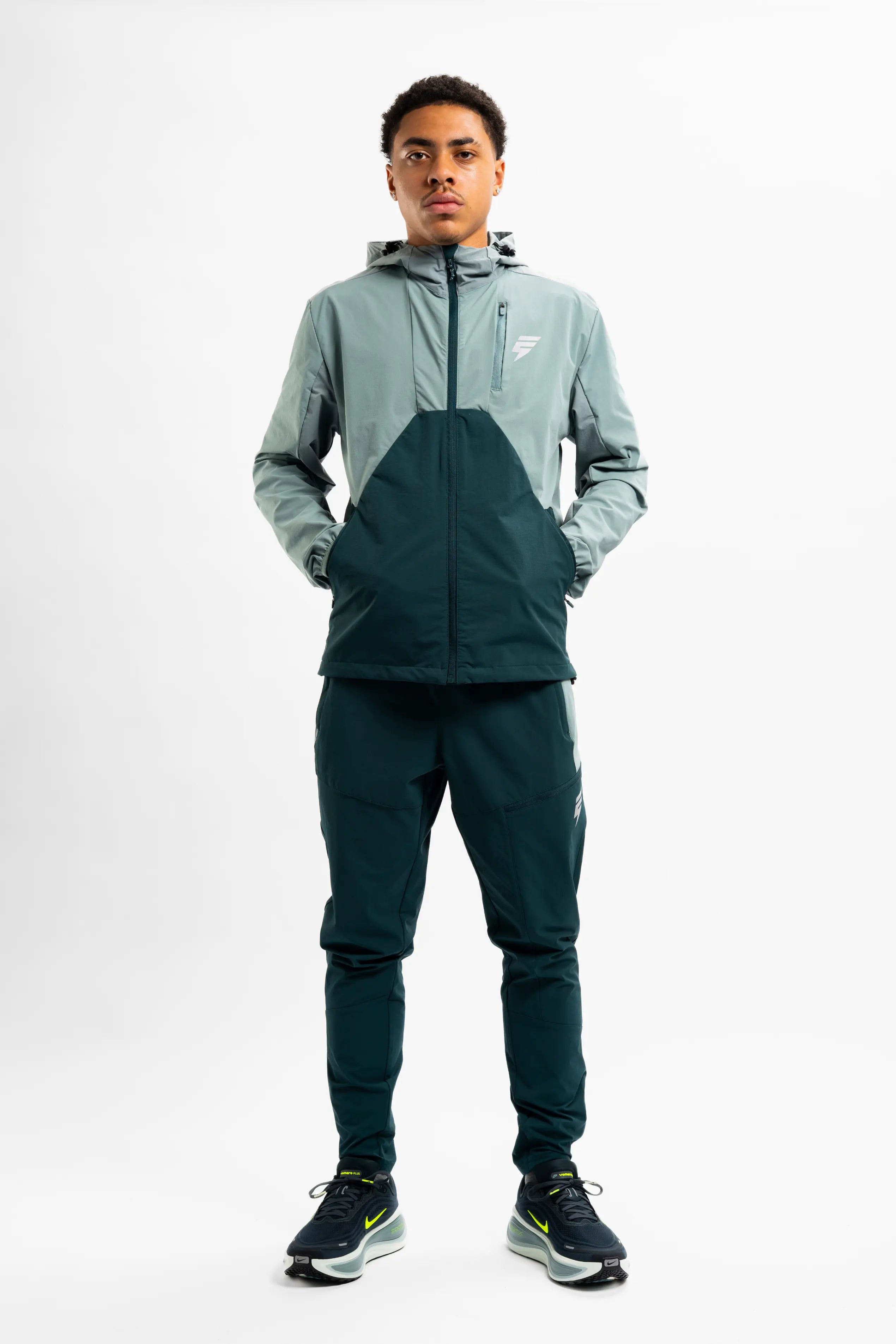 APEX JACKET - TEAL/FOREST GREEN/MINT