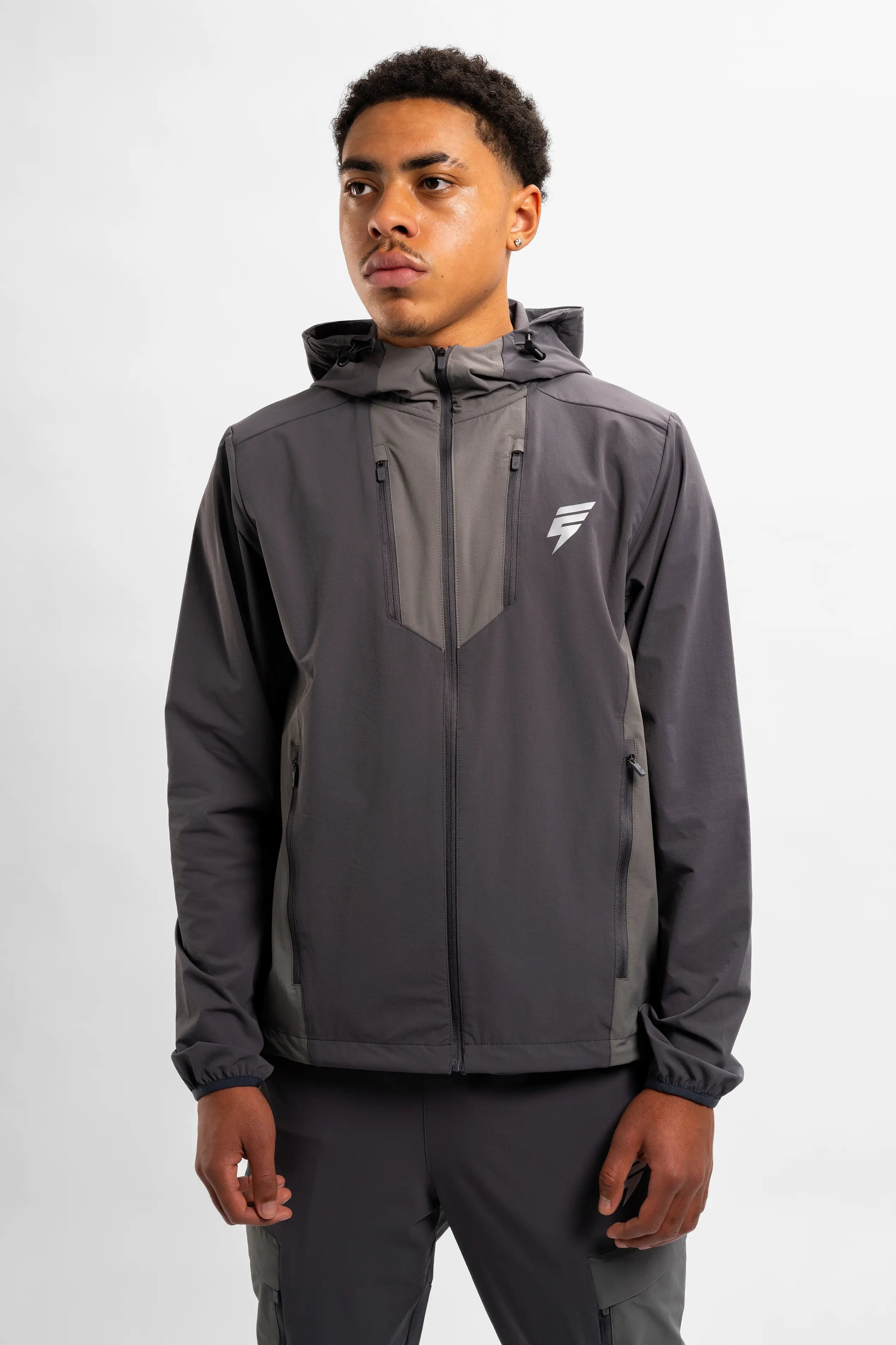 PEAK TRACKSUIT - COAL/GREY