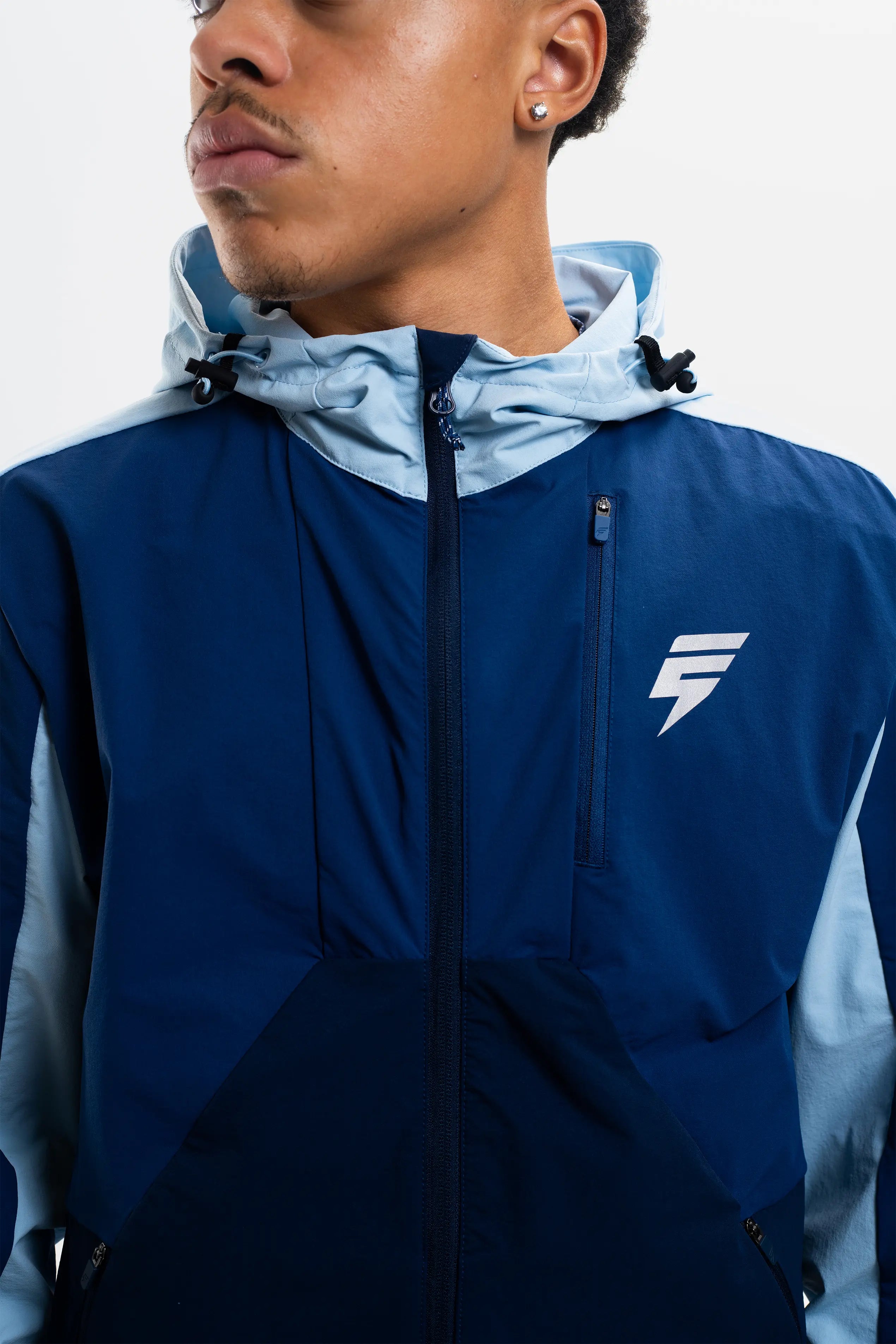 APEX JACKET - BLUE/NAVY/ICE