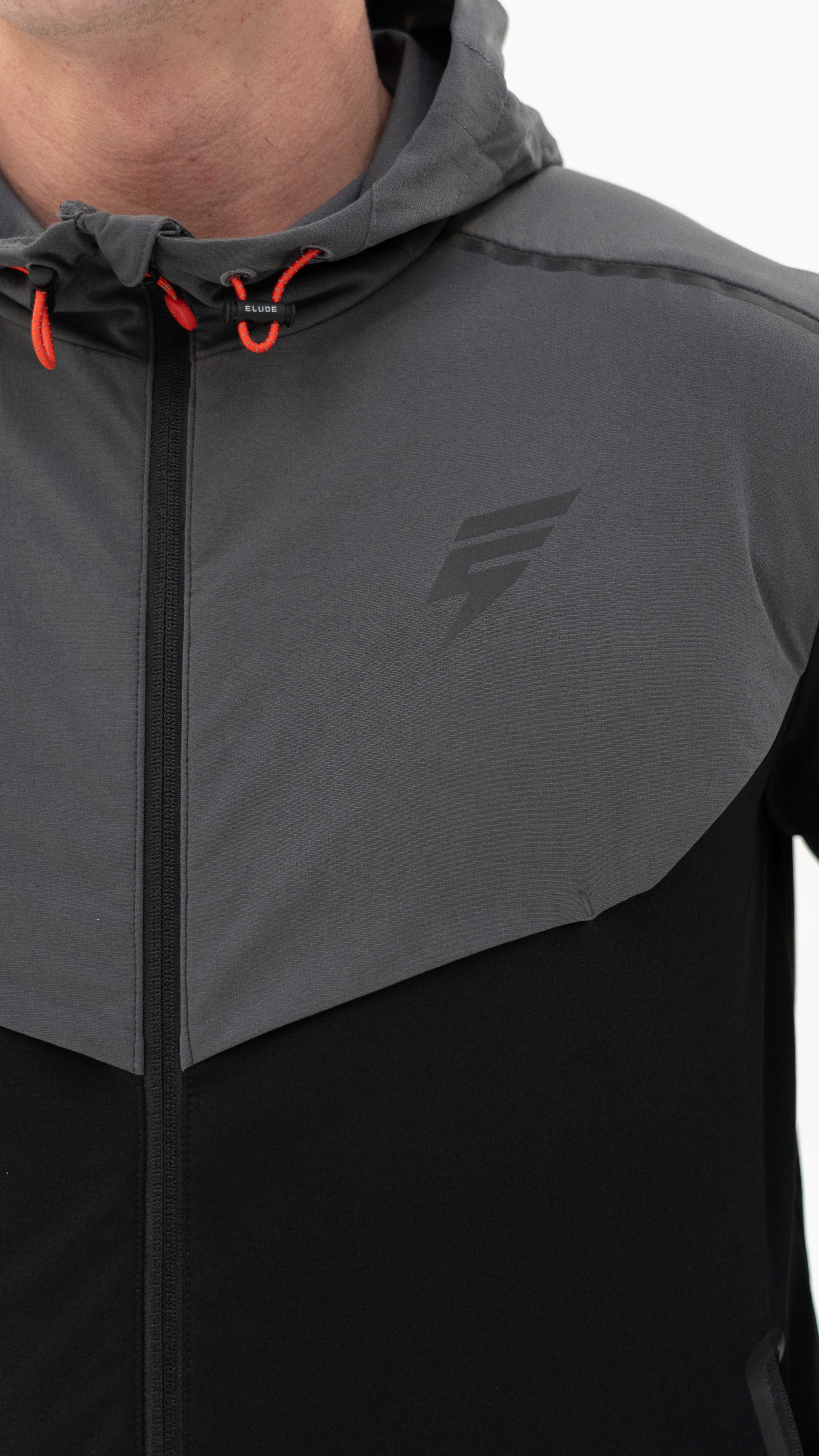 GHOST TRACKSUIT - BLACK/COAL/RED