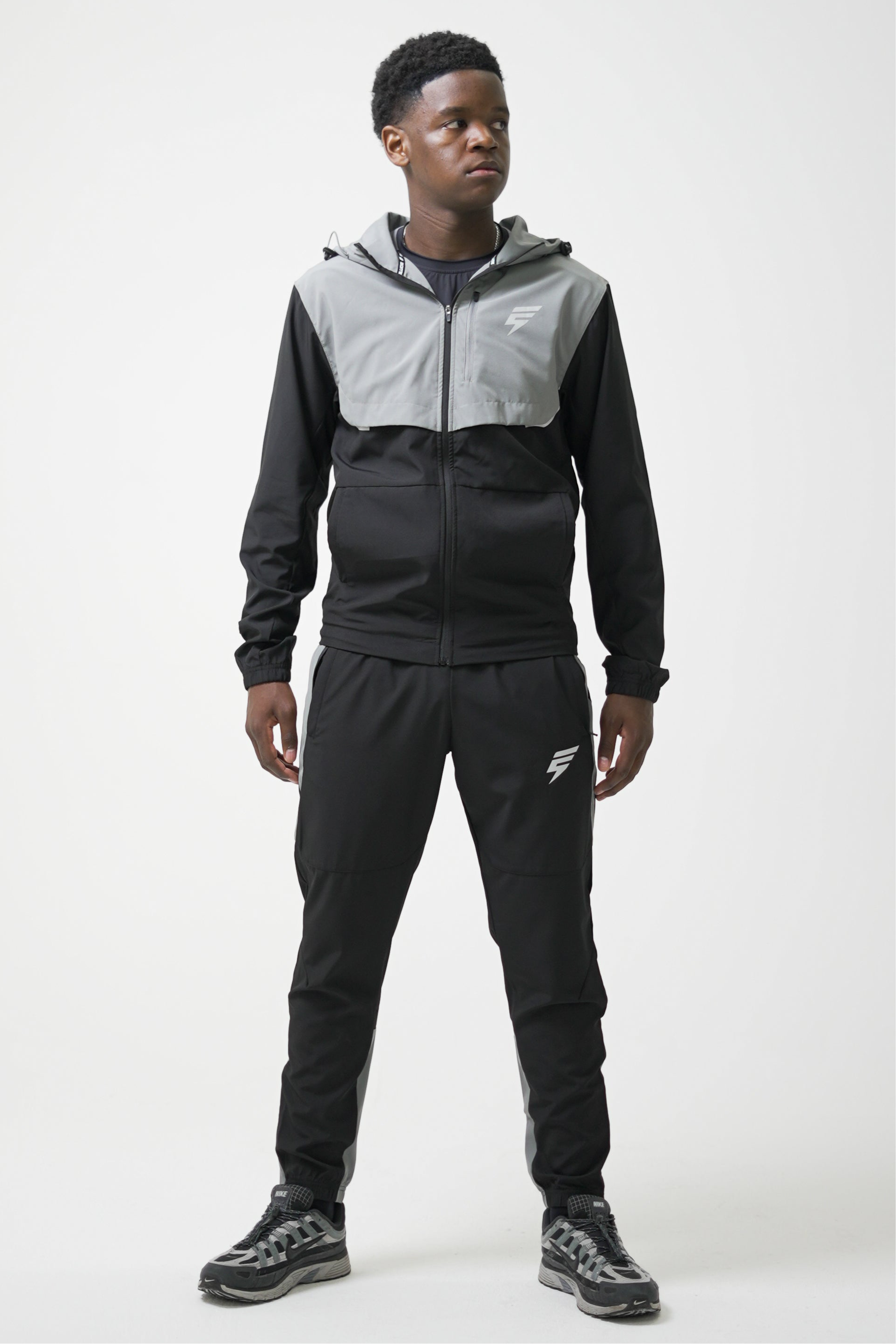 TRACK TRACKSUIT - BLACK/LIGHT GREY