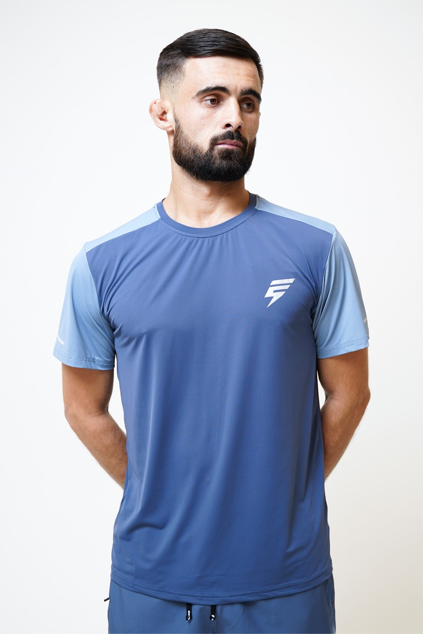 SPLIT SET - NAVY/PASTEL BLUE