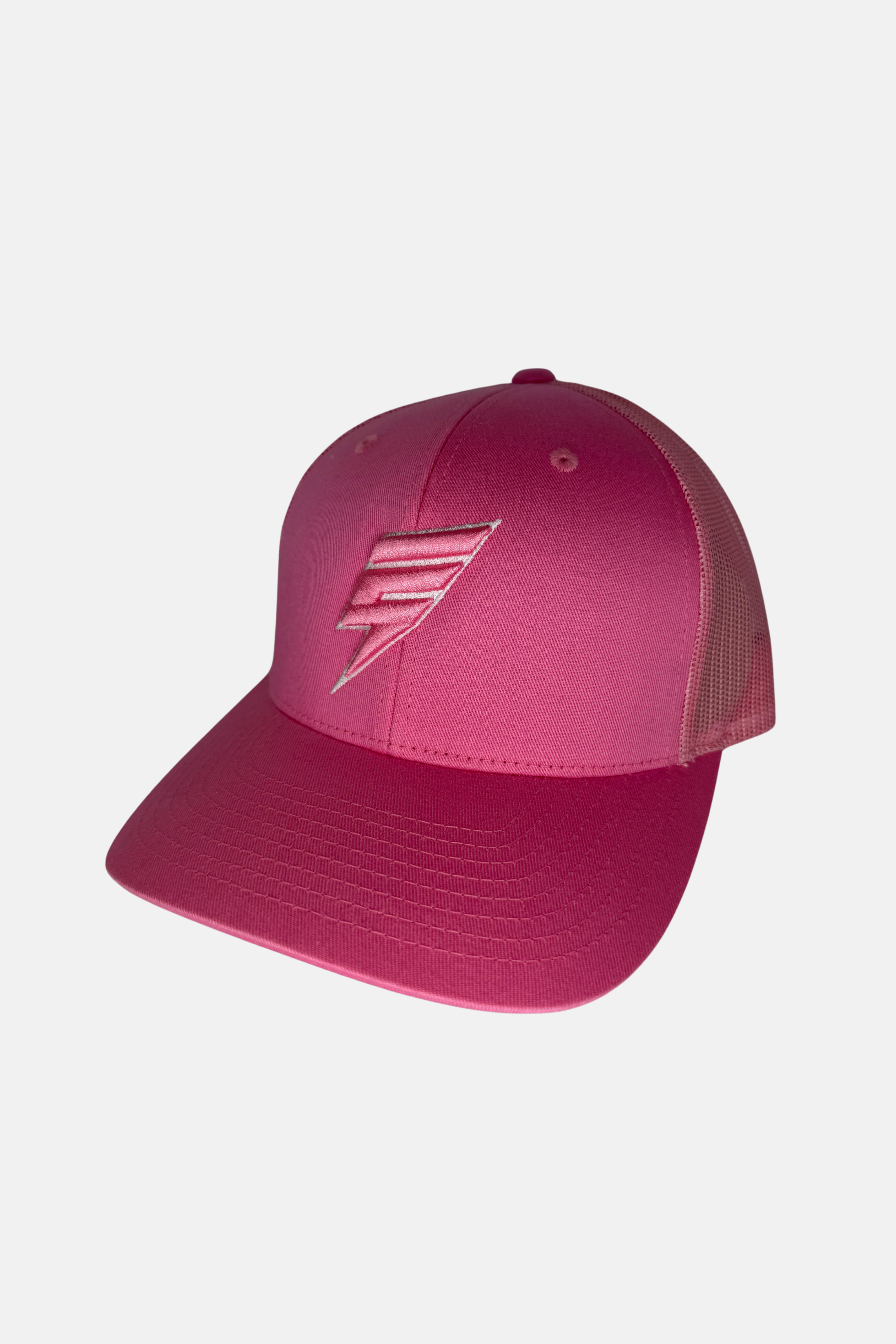ELUDE TRUCKER CAP - PINK/WHITE