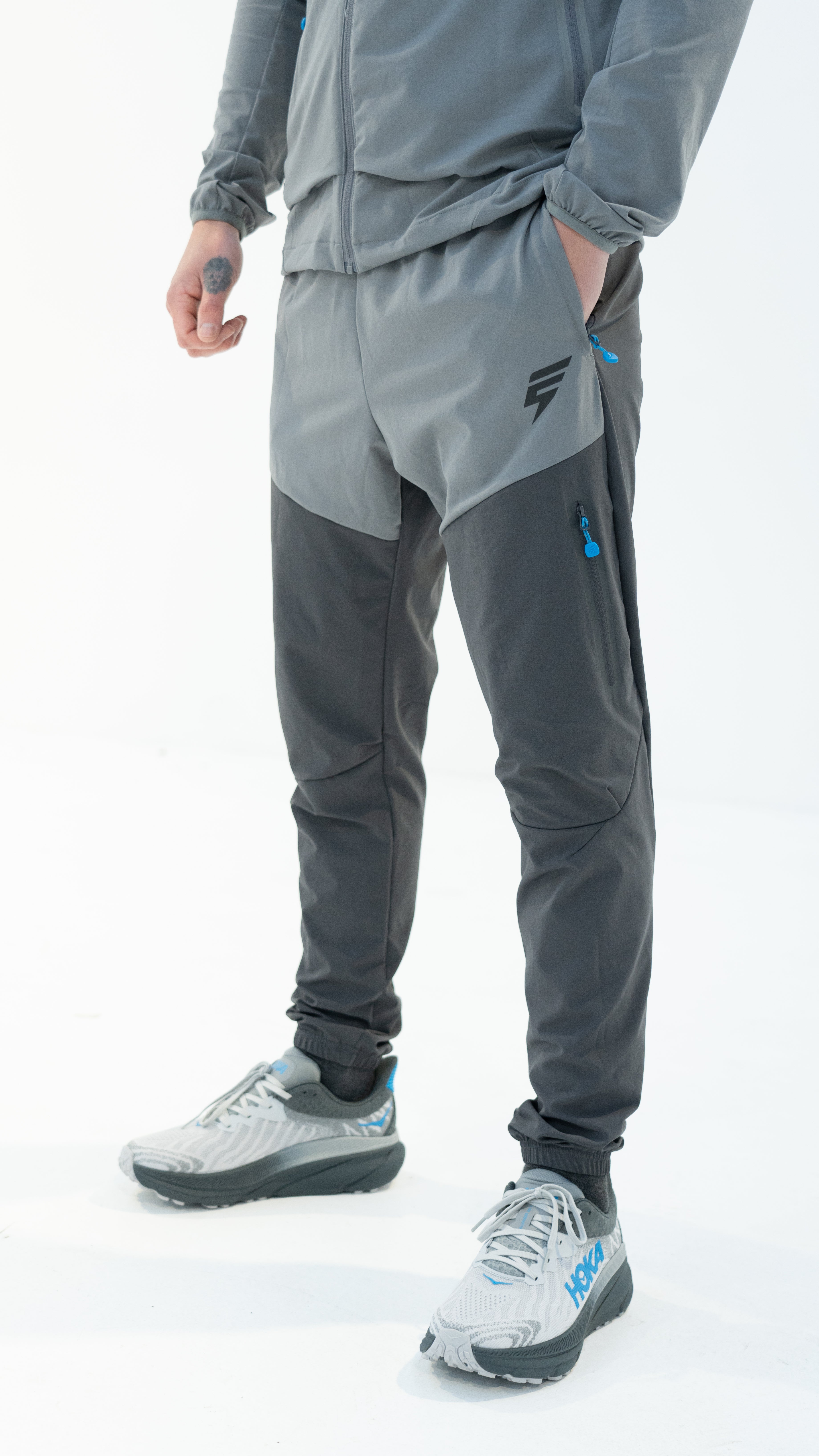 GHOST TRACKSUIT - LIGHT GREY/COAL/BLUE