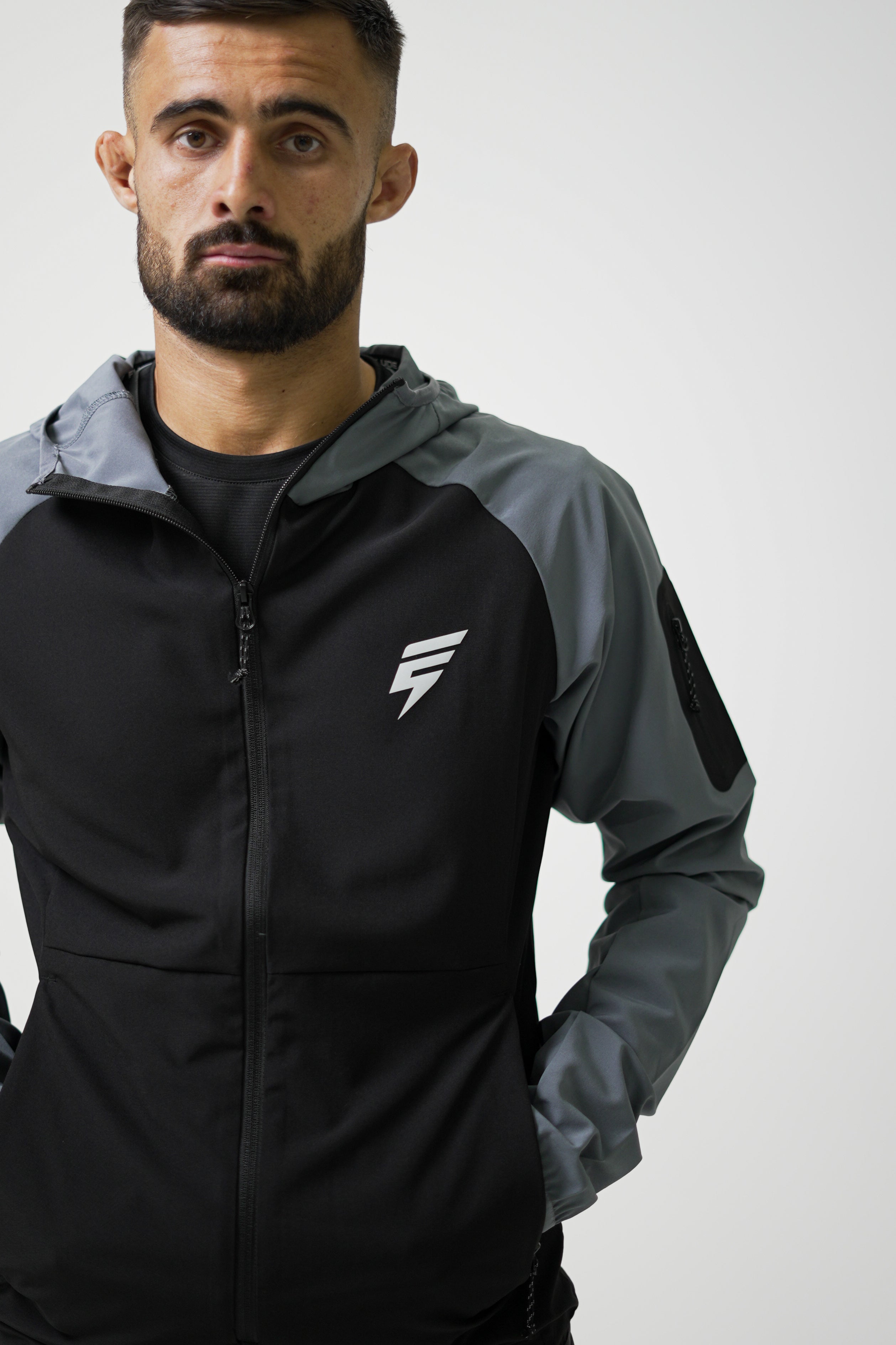 CORE 2.0 JACKET - BLACK/GREY