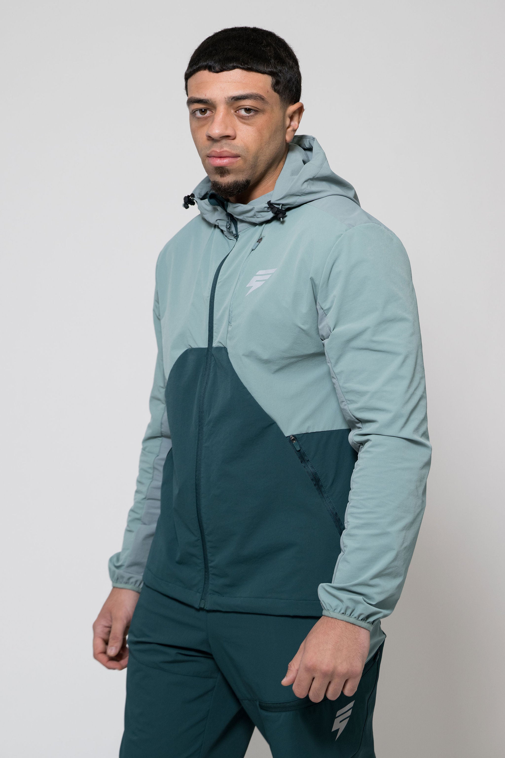 APEX JACKET - TEAL/FOREST GREEN/MINT