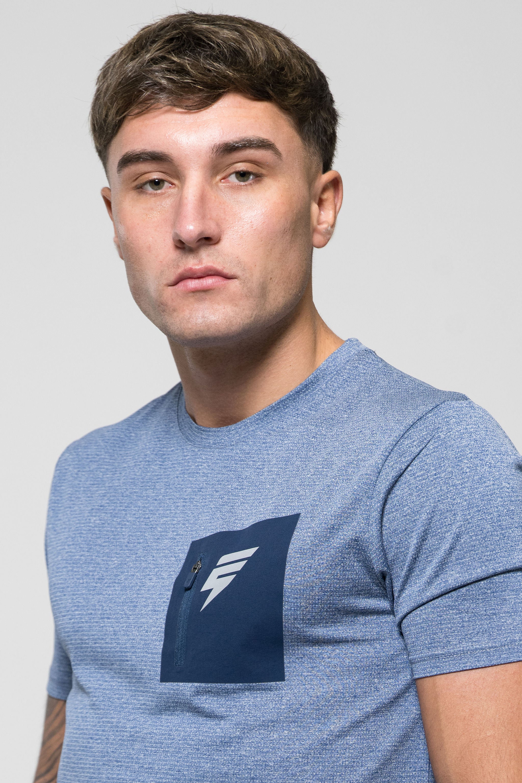 APEX TEE - BLUE/NAVY