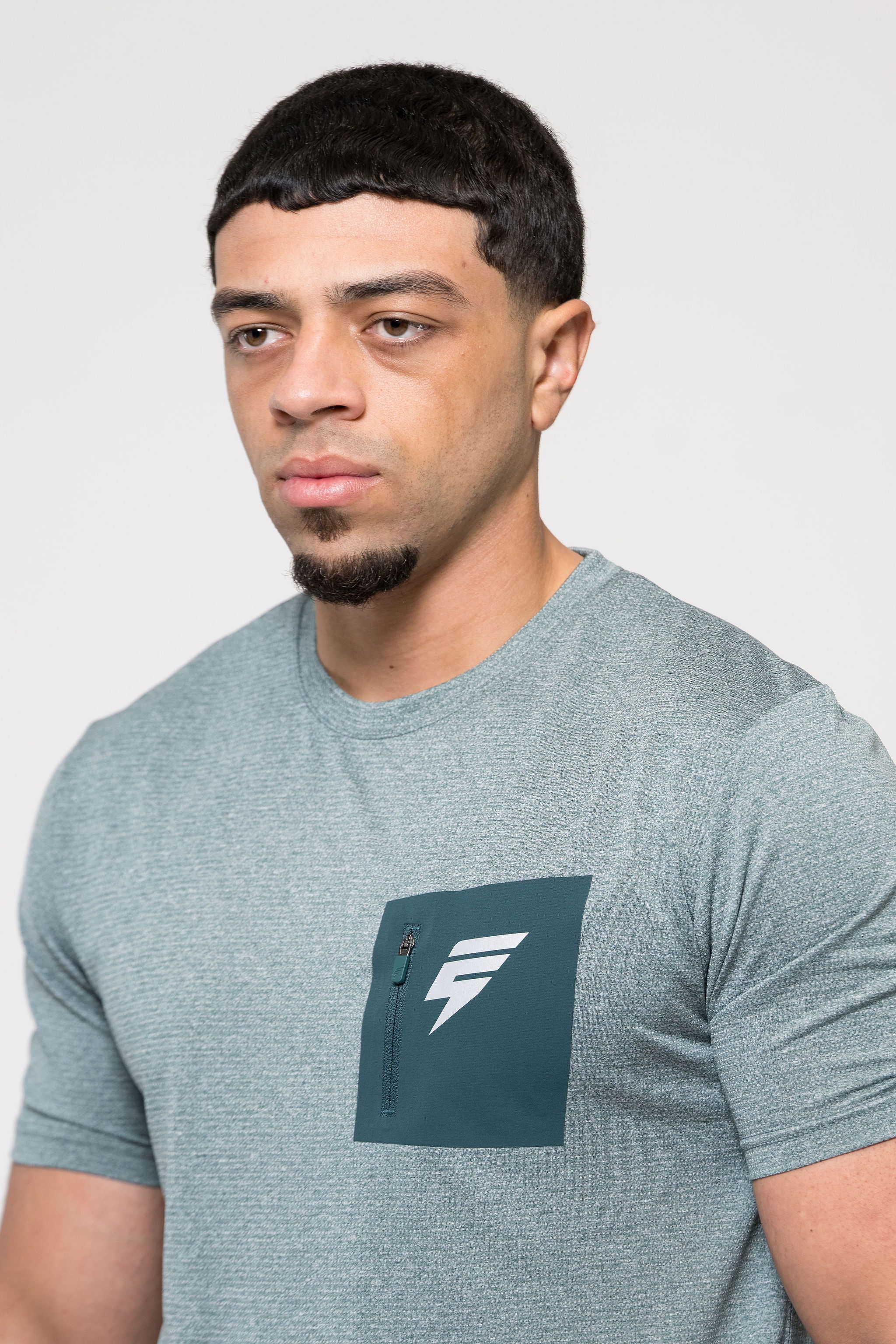 APEX TEE - TEAL/GREEN