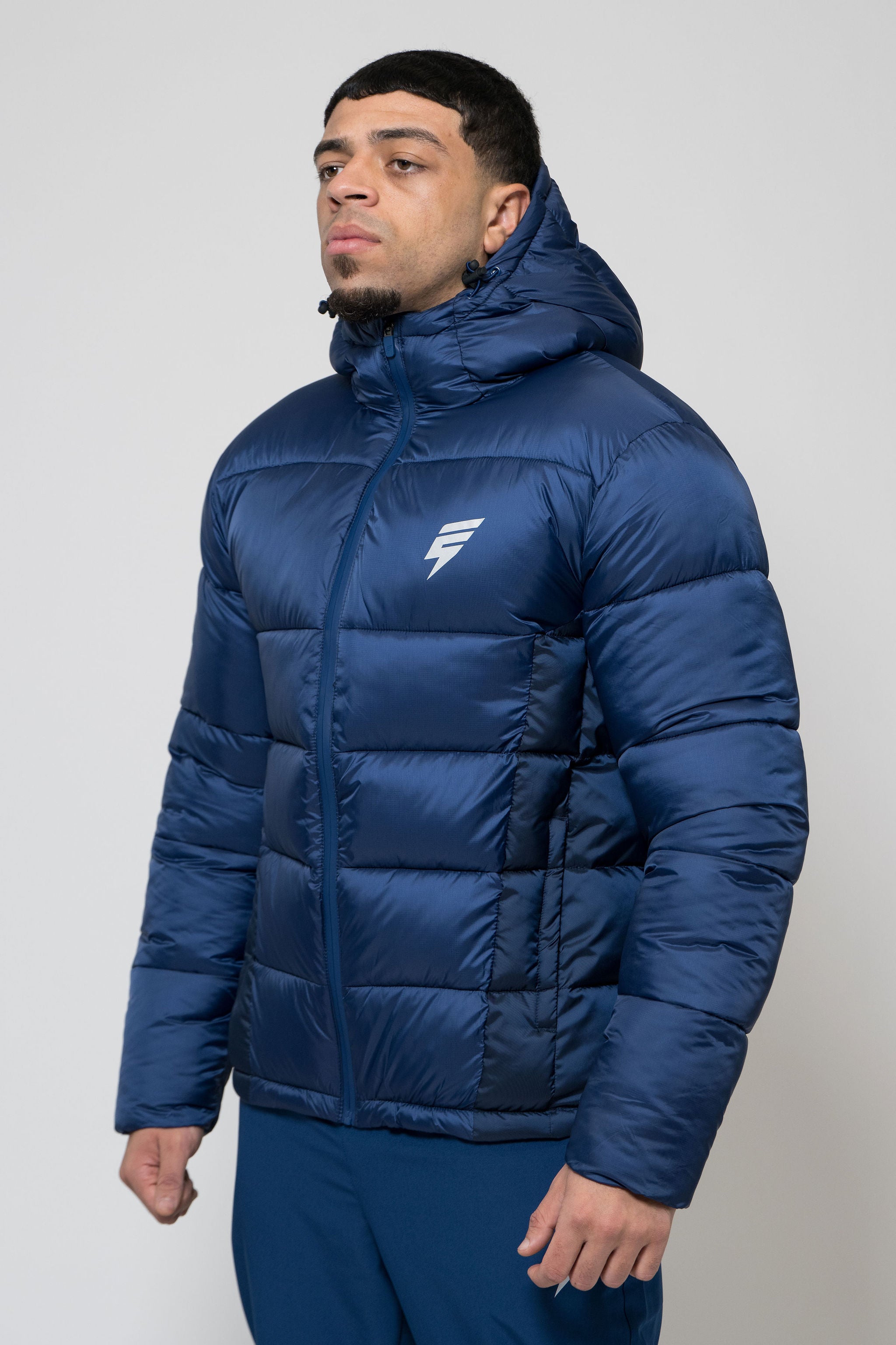 POLAR COAT - NAVY/BLUE