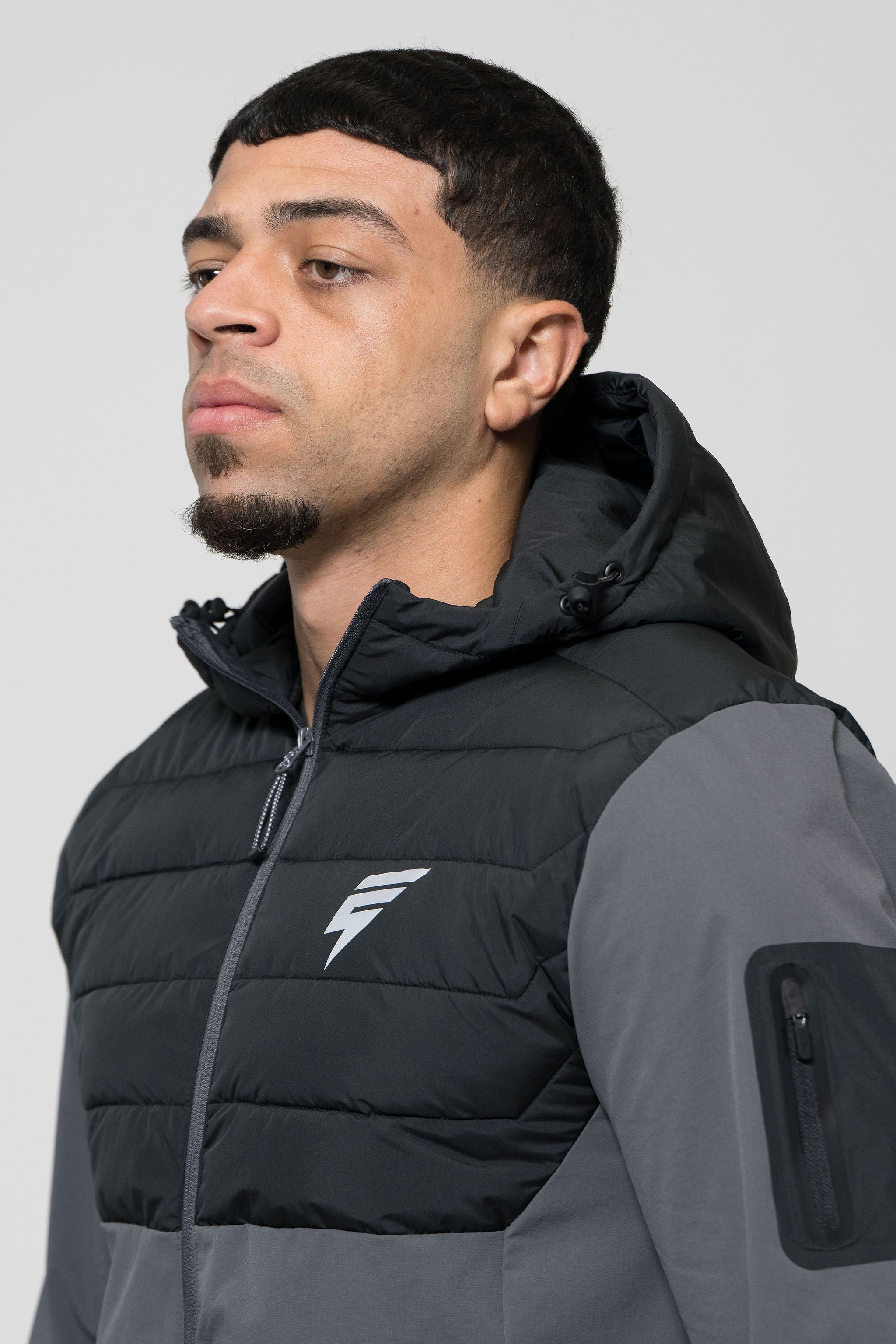 HYBRID JACKET - COAL/BLACK