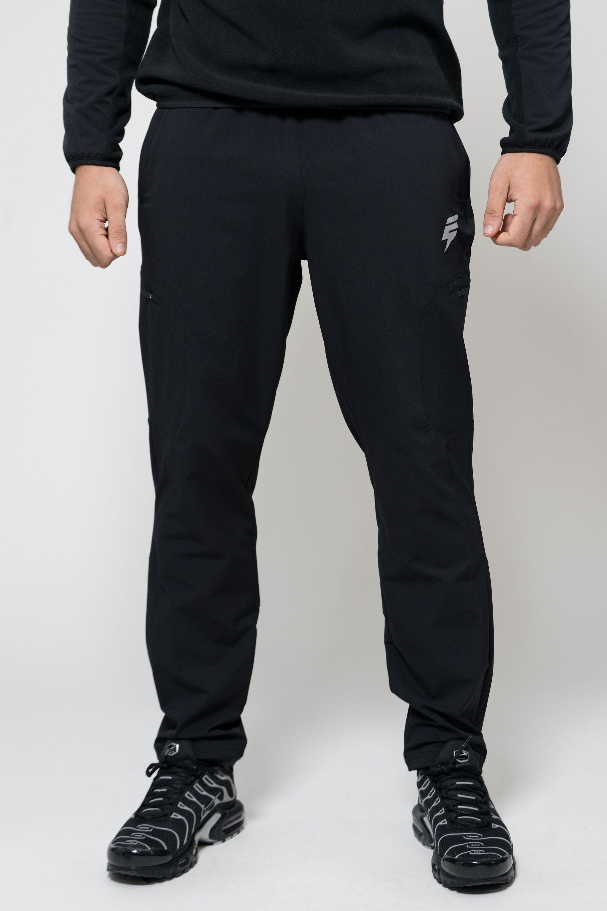 TRAIL FLEECE 1/4 TRACKSUIT - BLACK